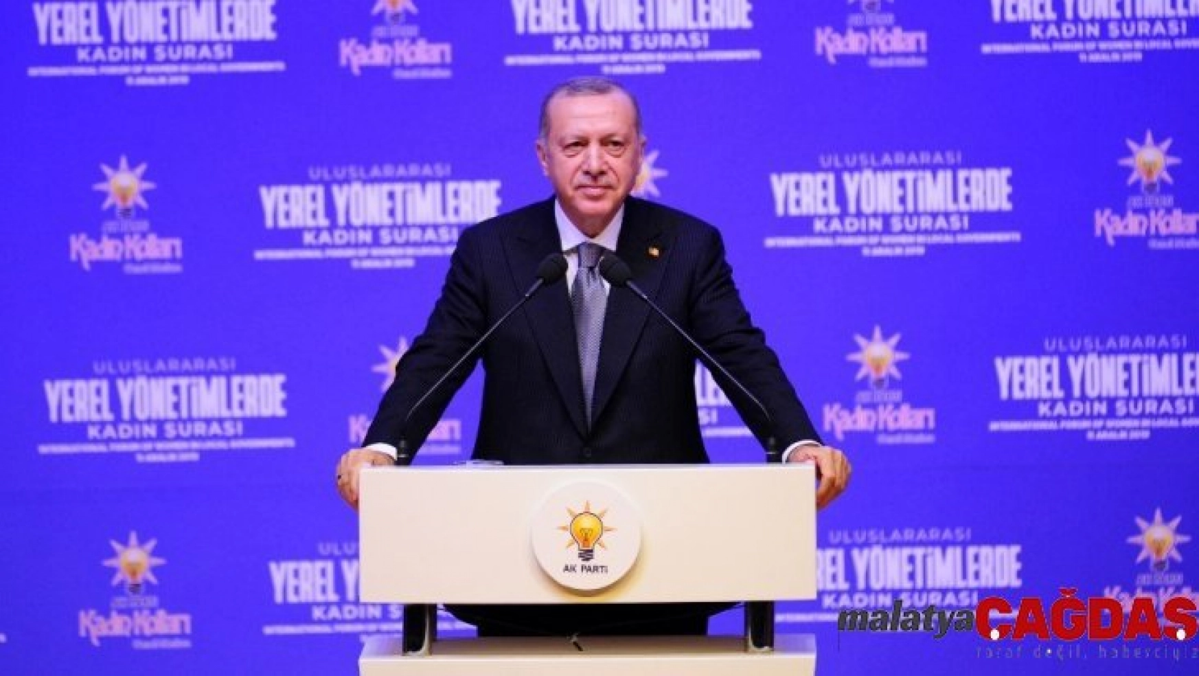Cumhurbaşkanı Erdoğan: 'Çalışmak kadının aile içindeki önemine ortadan kaldırmaz'