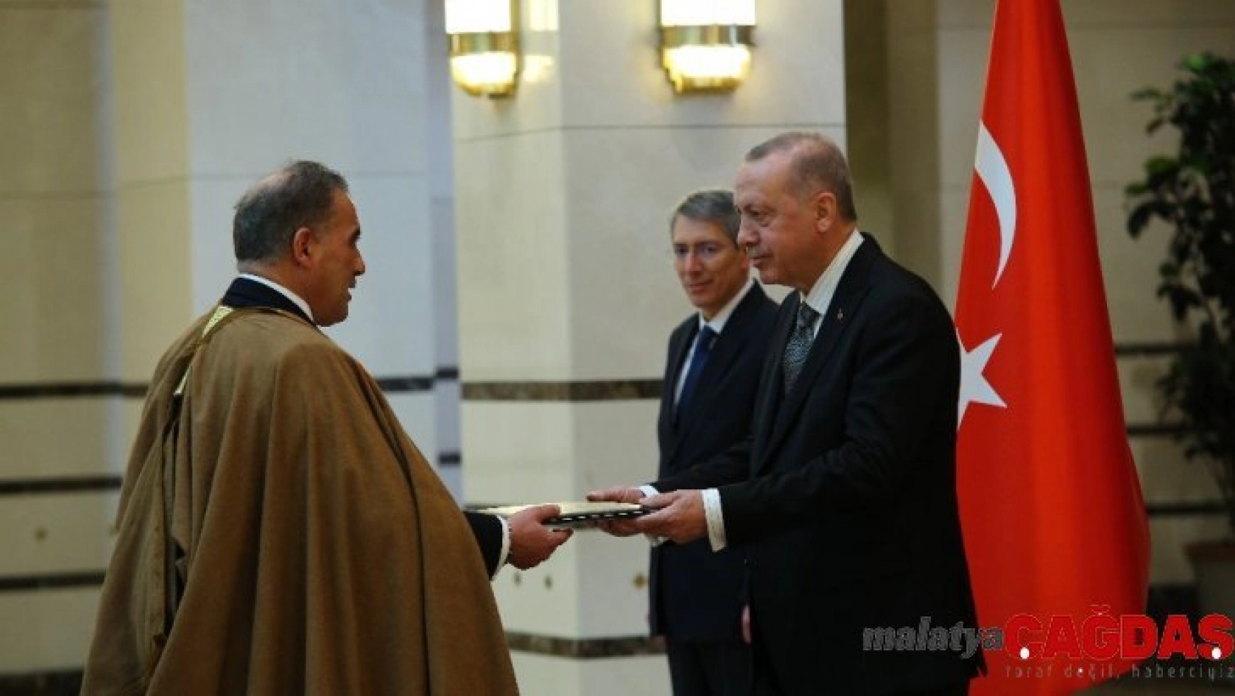 Cumhurbaşkanı Erdoğan, Cezayir Büyükelçisini kabul etti