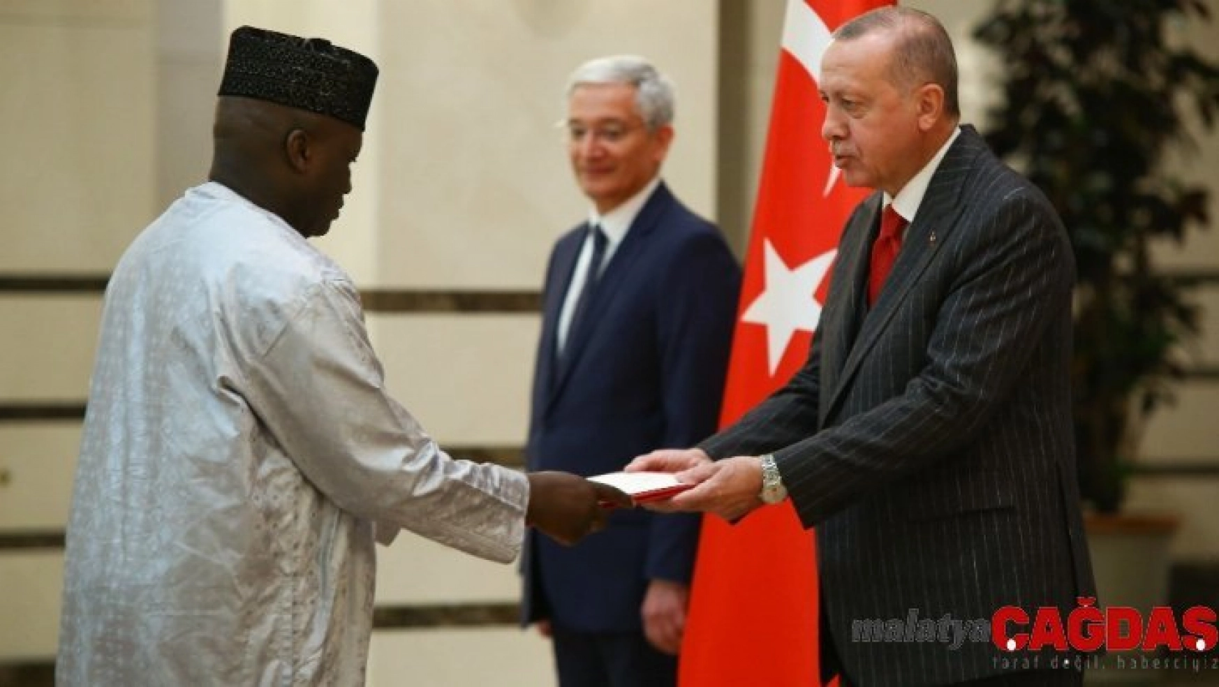 Cumhurbaşkanı Erdoğan, Gambiya Büyükelçisini kabul etti