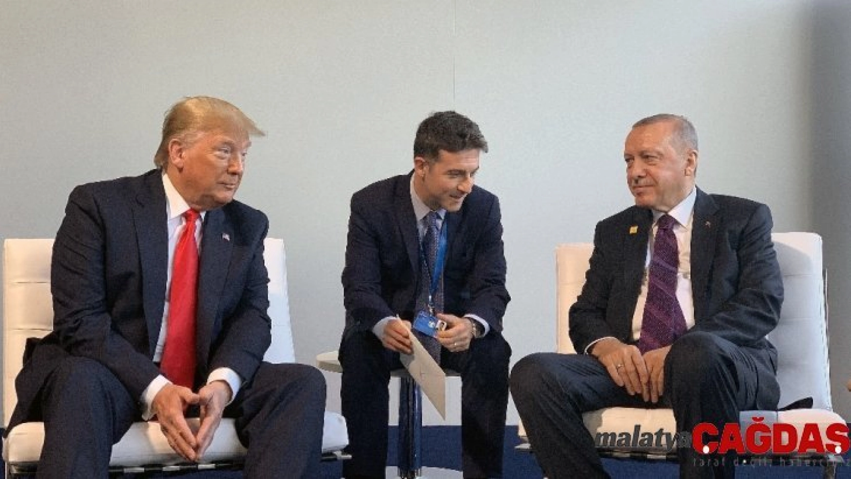 Cumhurbaşkanı Erdoğan, Trump'la bir araya geldi