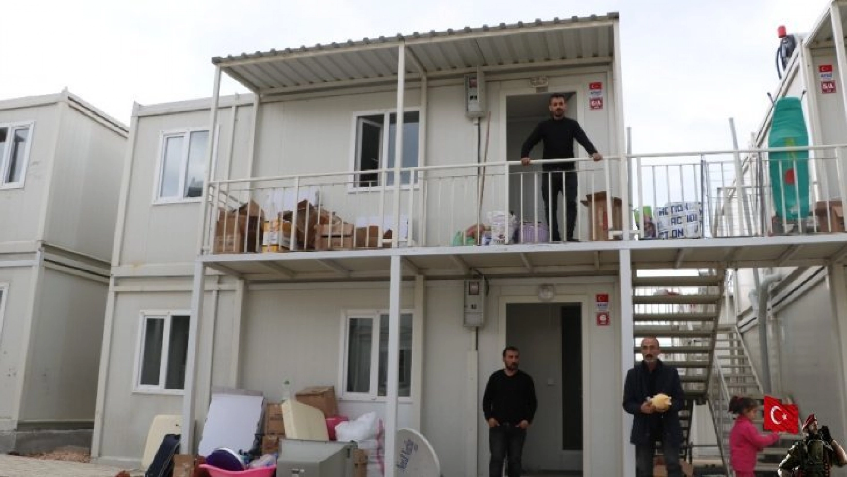 Deprem bölgesinde ikinci konteyner kente aileler yerleşmeye başladı