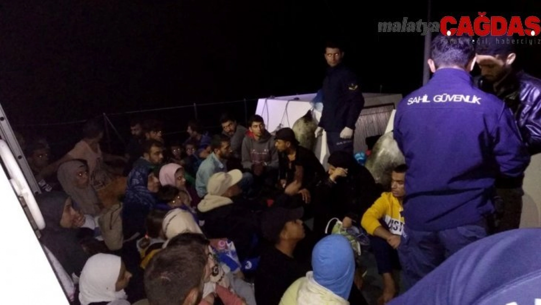 Didim'de 46 göçmen yakalandı