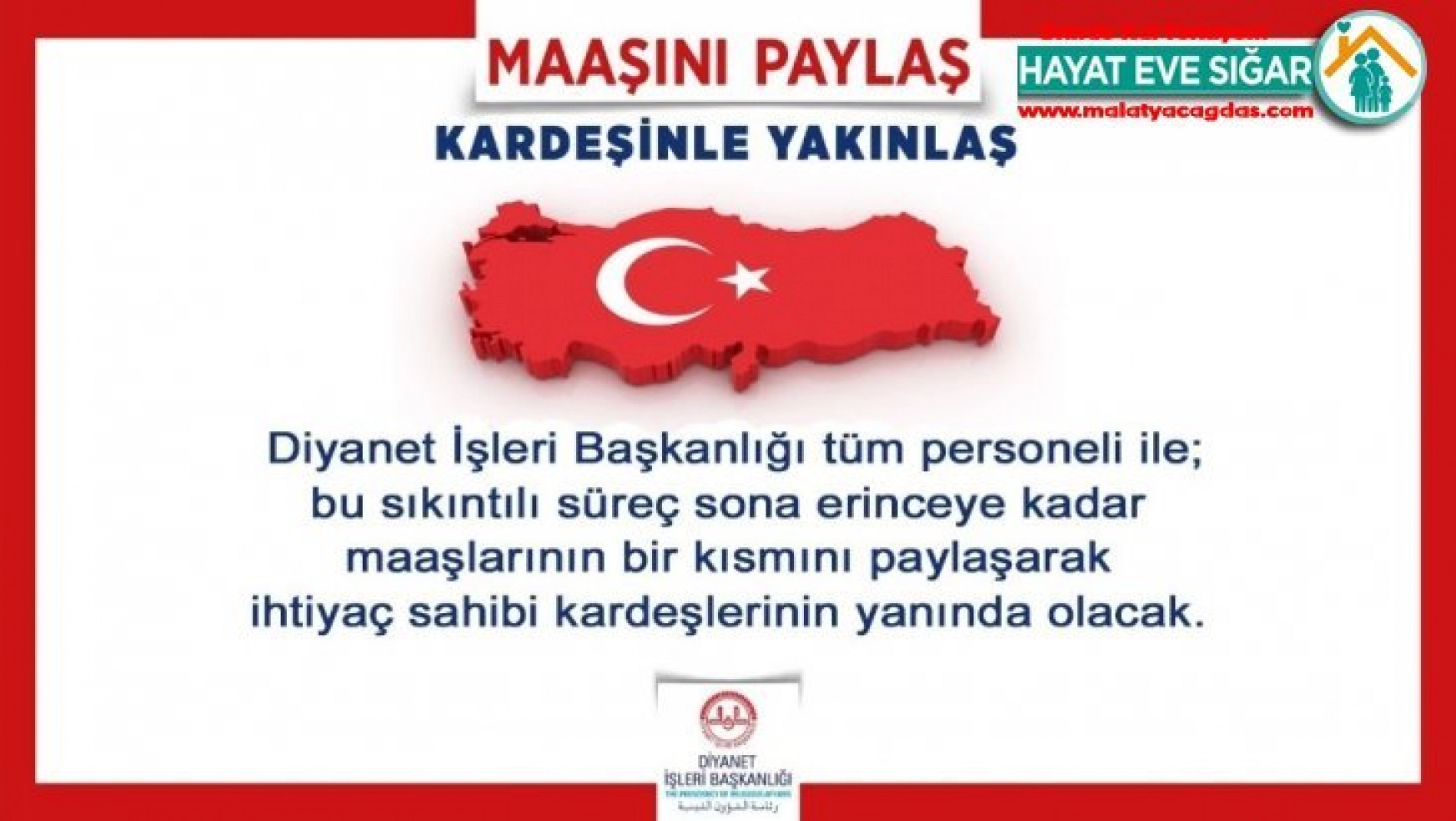 Diyanet İşleri Başkanı Erbaş'tan yardım kampanyası