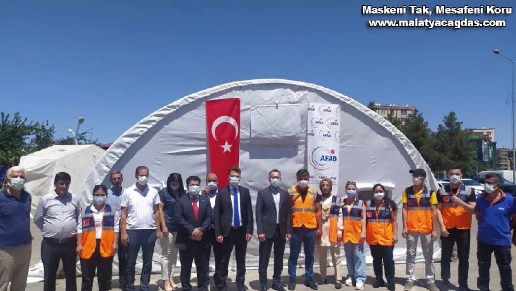 Diyarbakır'da afet eğitim çadırı hizmete başladı