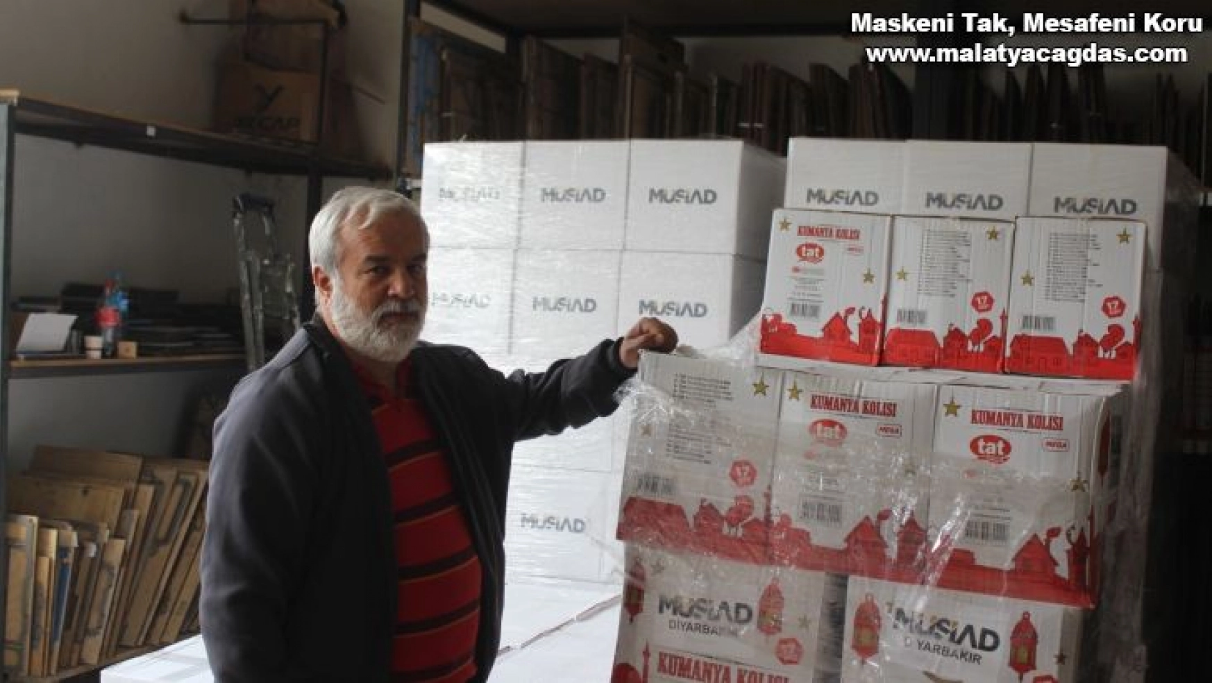 Diyarbakır'da bin 100 aileye yardım kolisi
