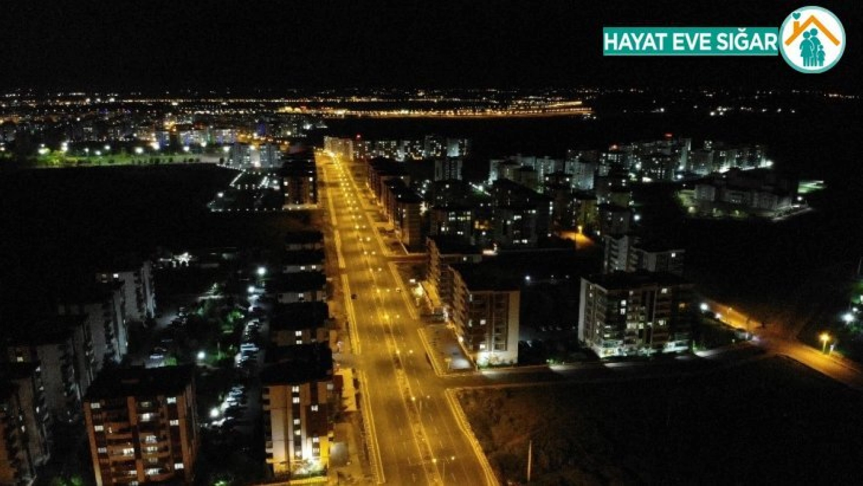 Diyarbakır'da boş sokaklar drone ile görüntülendi