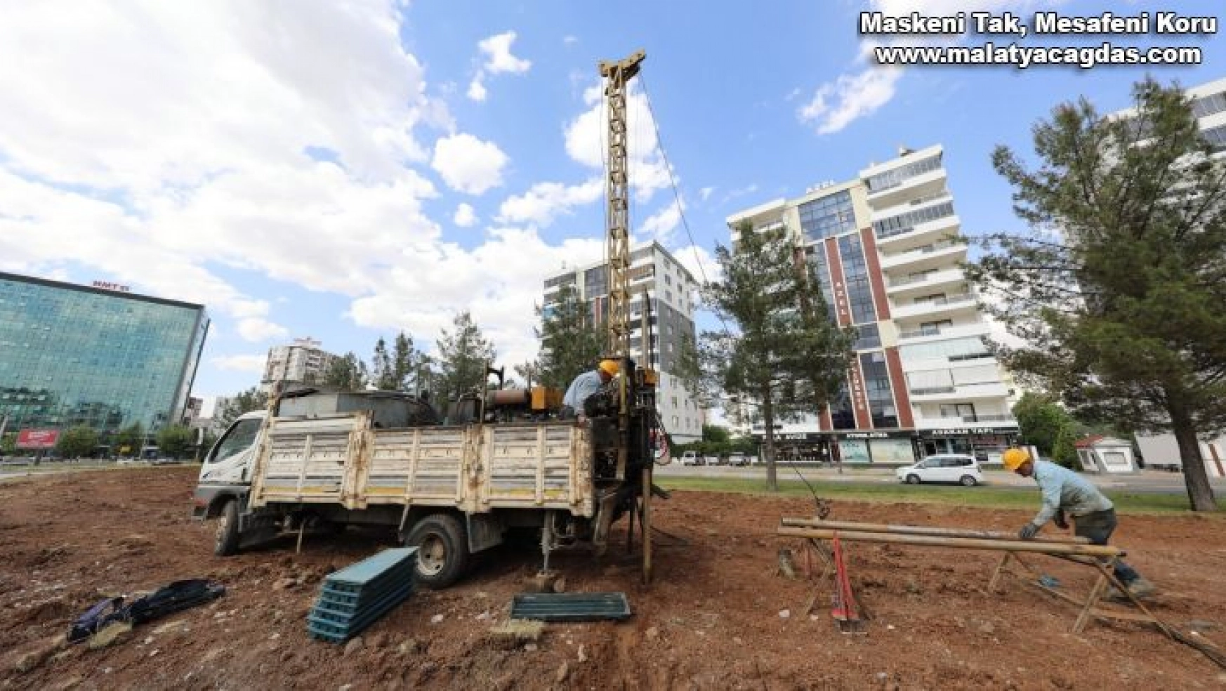 Diyarbakır'da tramvay projesi için zemin etüt çalışmalarına başlandı