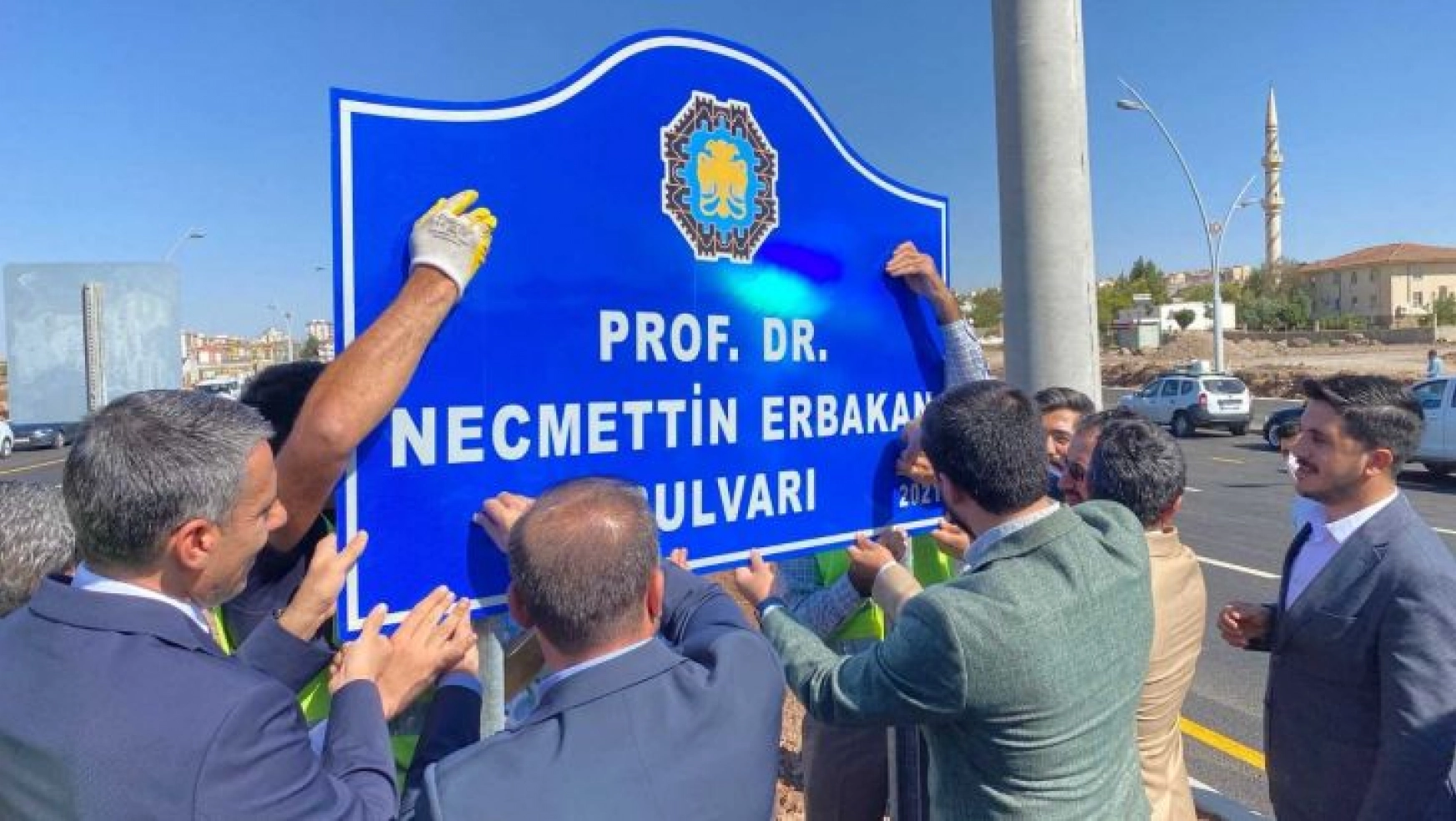 Yeni Açılan Bulvara Prof. Dr. Necmettin Erbakan'ın Adı Verildi