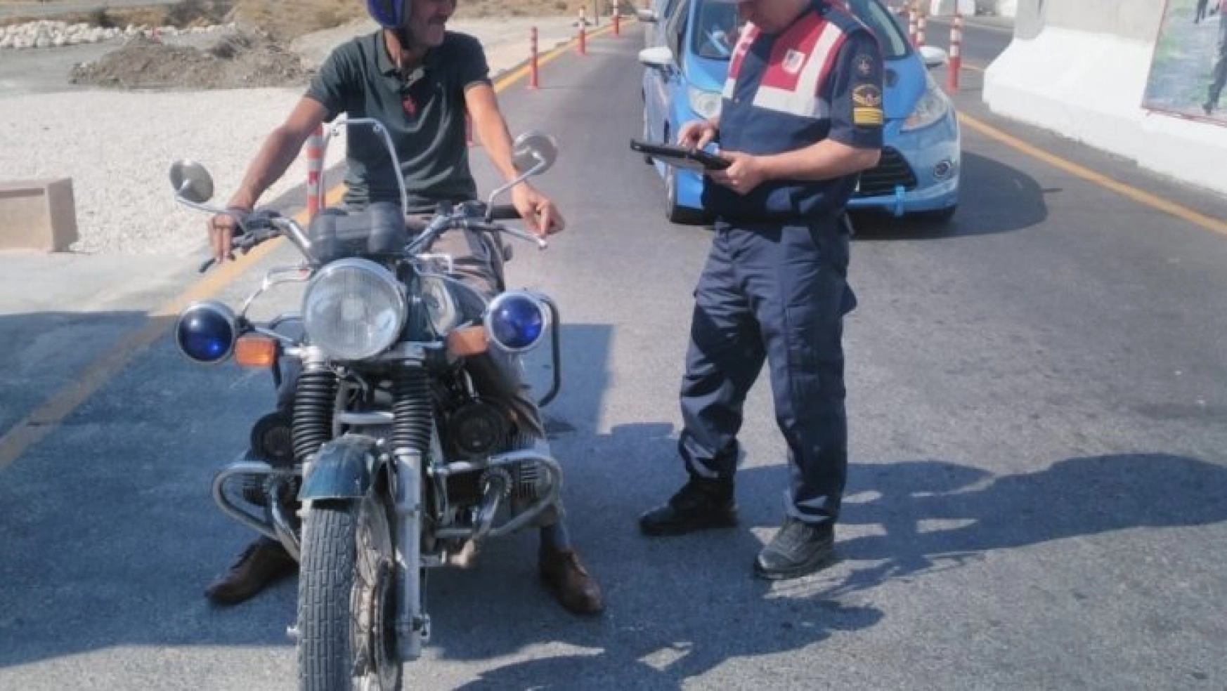 Elazığ'da 117 motosiklet denetlendi, 11'ine işlem yapıldı