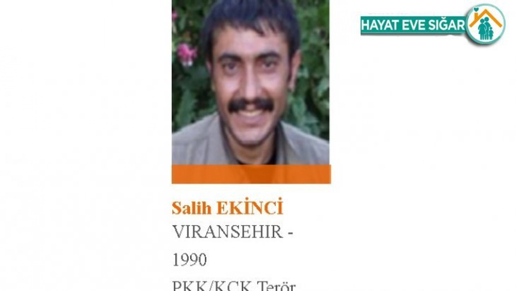 Elazığ'da öldürülen terörist, 1 milyon TL ödüllü turuncu listede çıktı