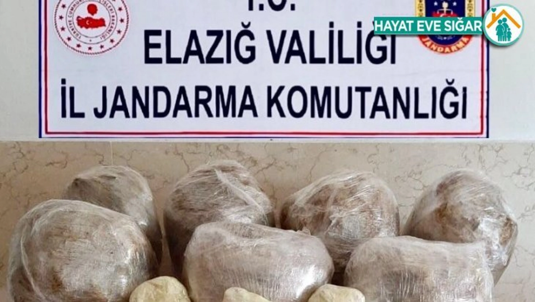 Elazığ'da uyuşturucu operasyonu: 62 kilo toz esrar ele geçirildi