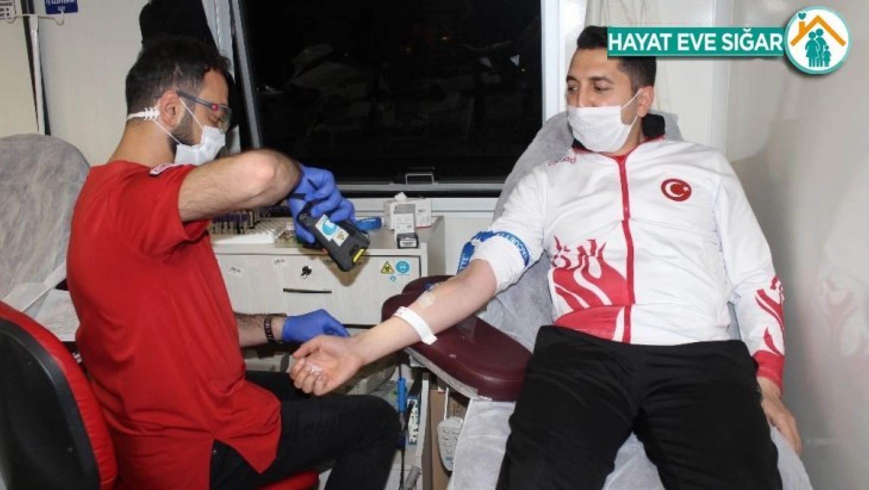 Elazığ'dan Kızılaya kan bağışı desteği