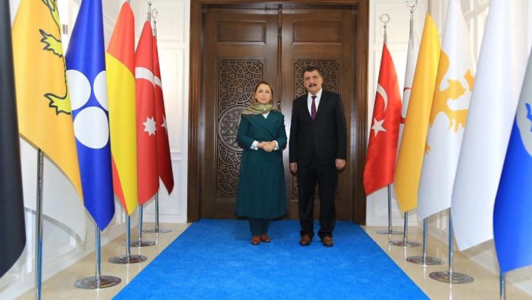 Ak Parti Genel Başkan Yardımcısı Çalık, Başkan Gürkan'ı Ziyaret Etti