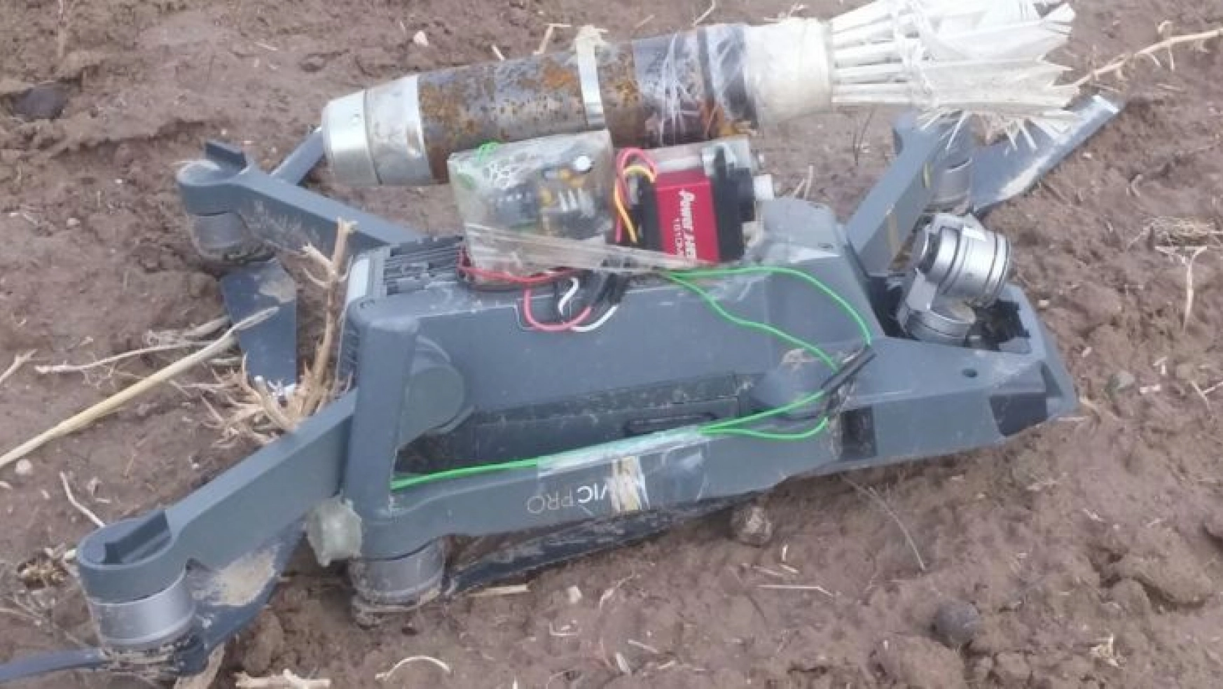 Ağrı'da PKK'ya ait bomba yüklü 'drone' ele geçirildi
