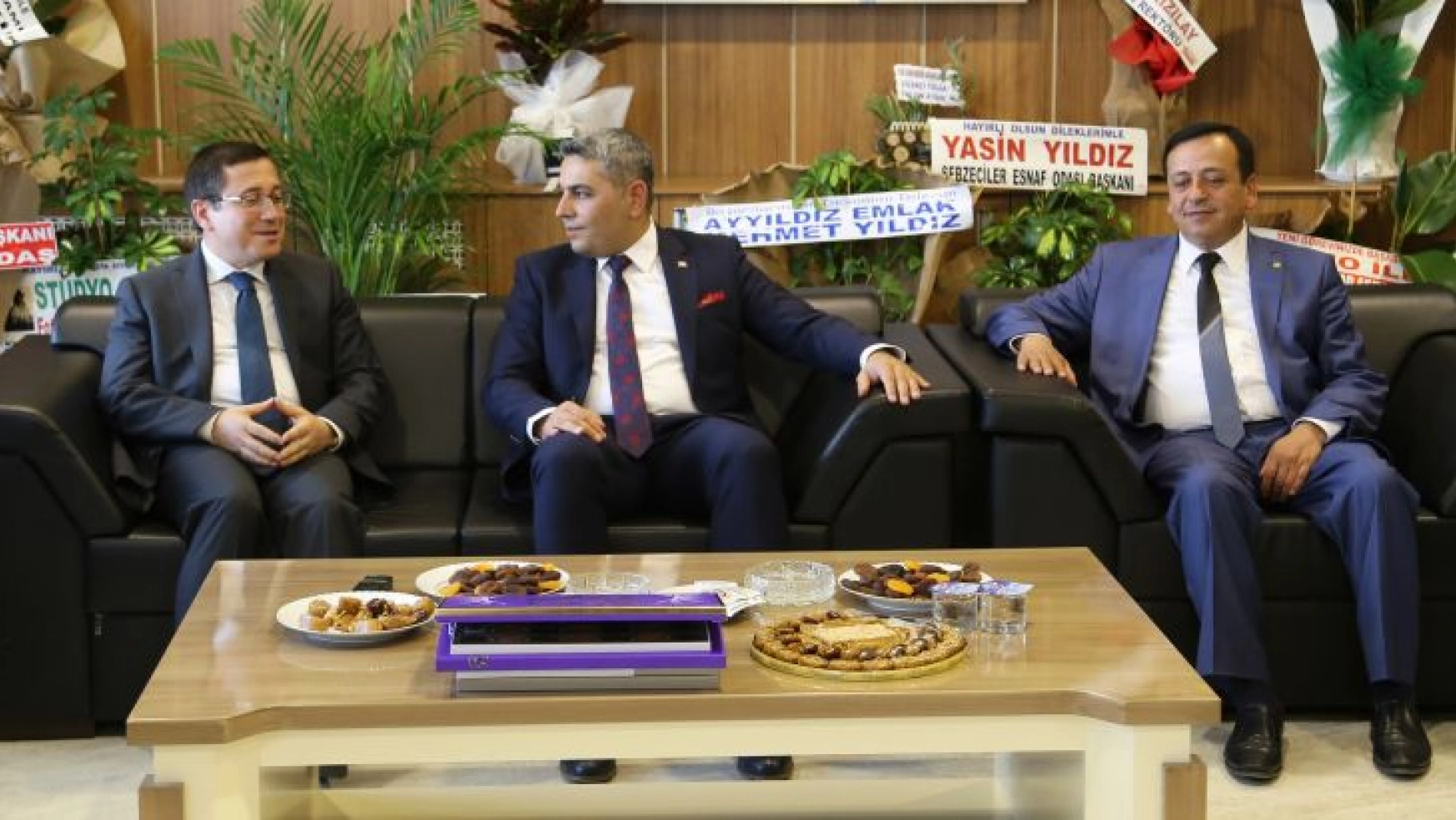 Rektör Kızılay'dan,  Başkan Sadıkoğlu'na 'Hayırlı Olsun' Ziyareti