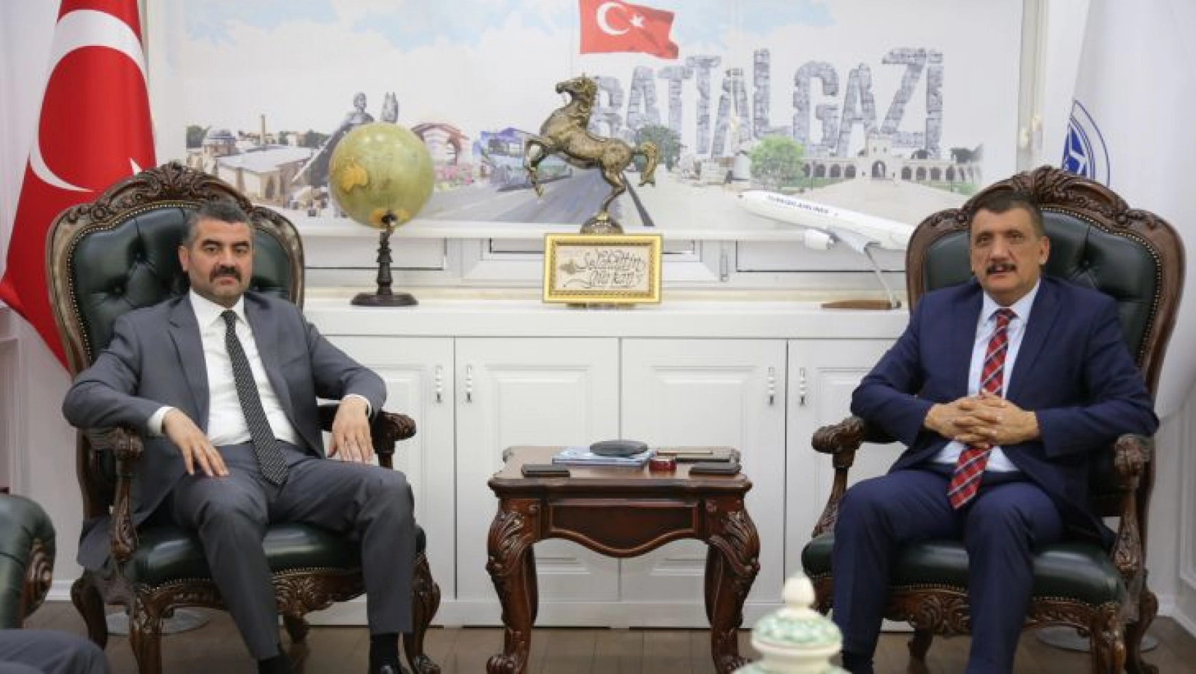 Avşar ve Fendoğlu, Başkan Gürkan'ı Ziyaret Etti