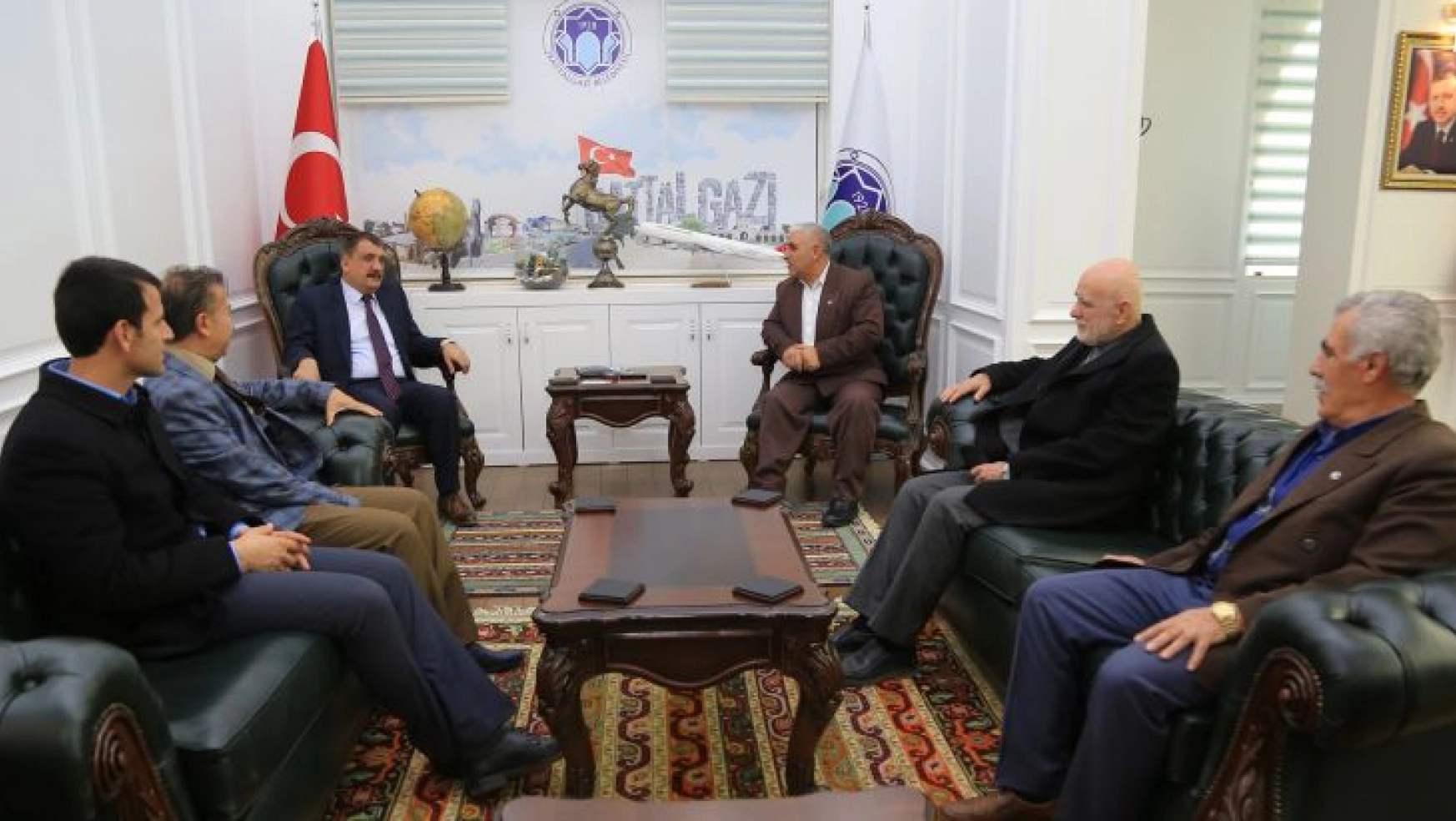 BBP Battalgazi Merkez İlçe Başkanı Taşkıran, Başkan Gürkan'ı Ziyaret Etti