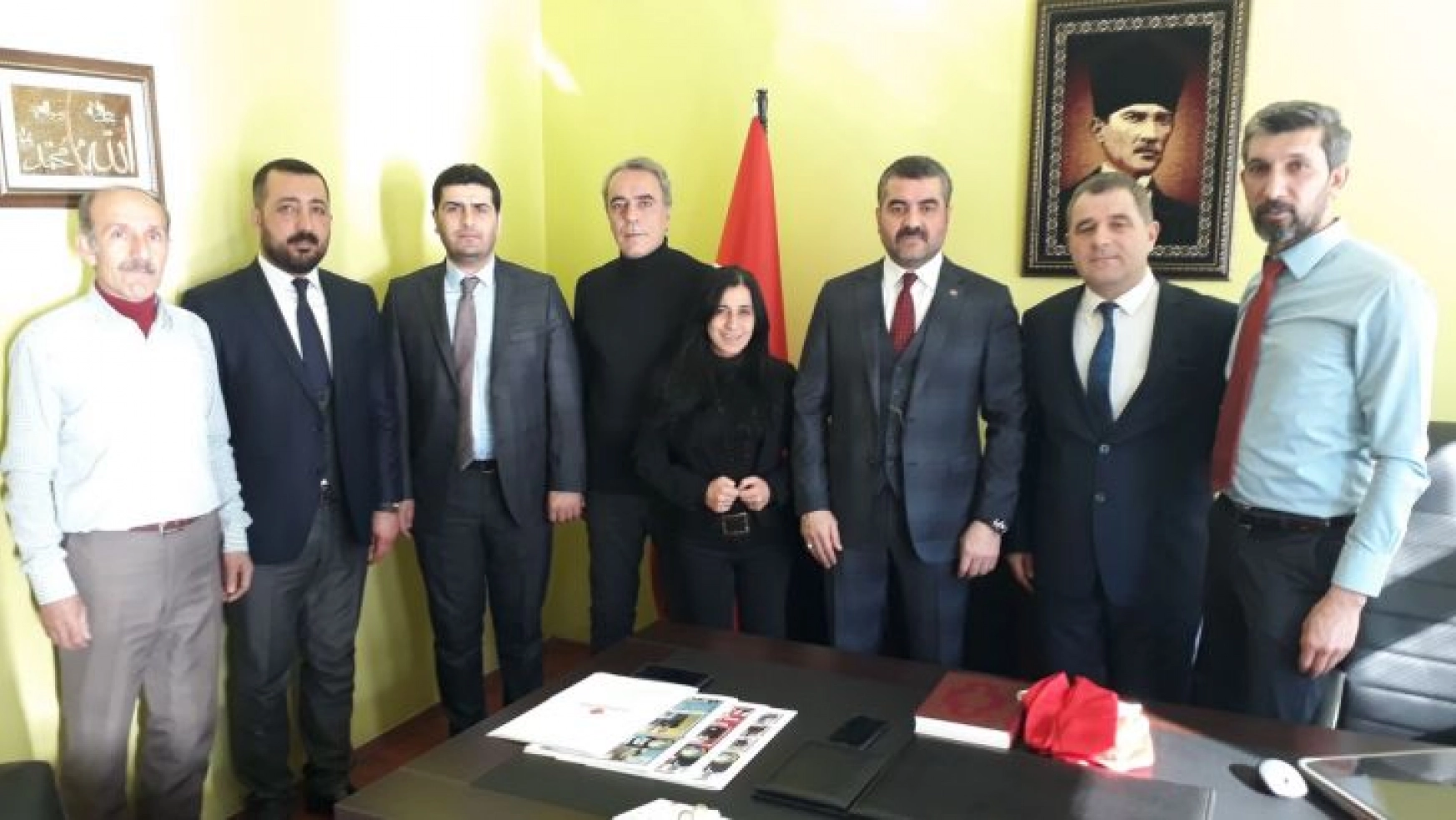 Başkan Avşar, Çalışan Gazeteciler Günü Dolayısıyla Bimyad'ı Ziyaret Etti.