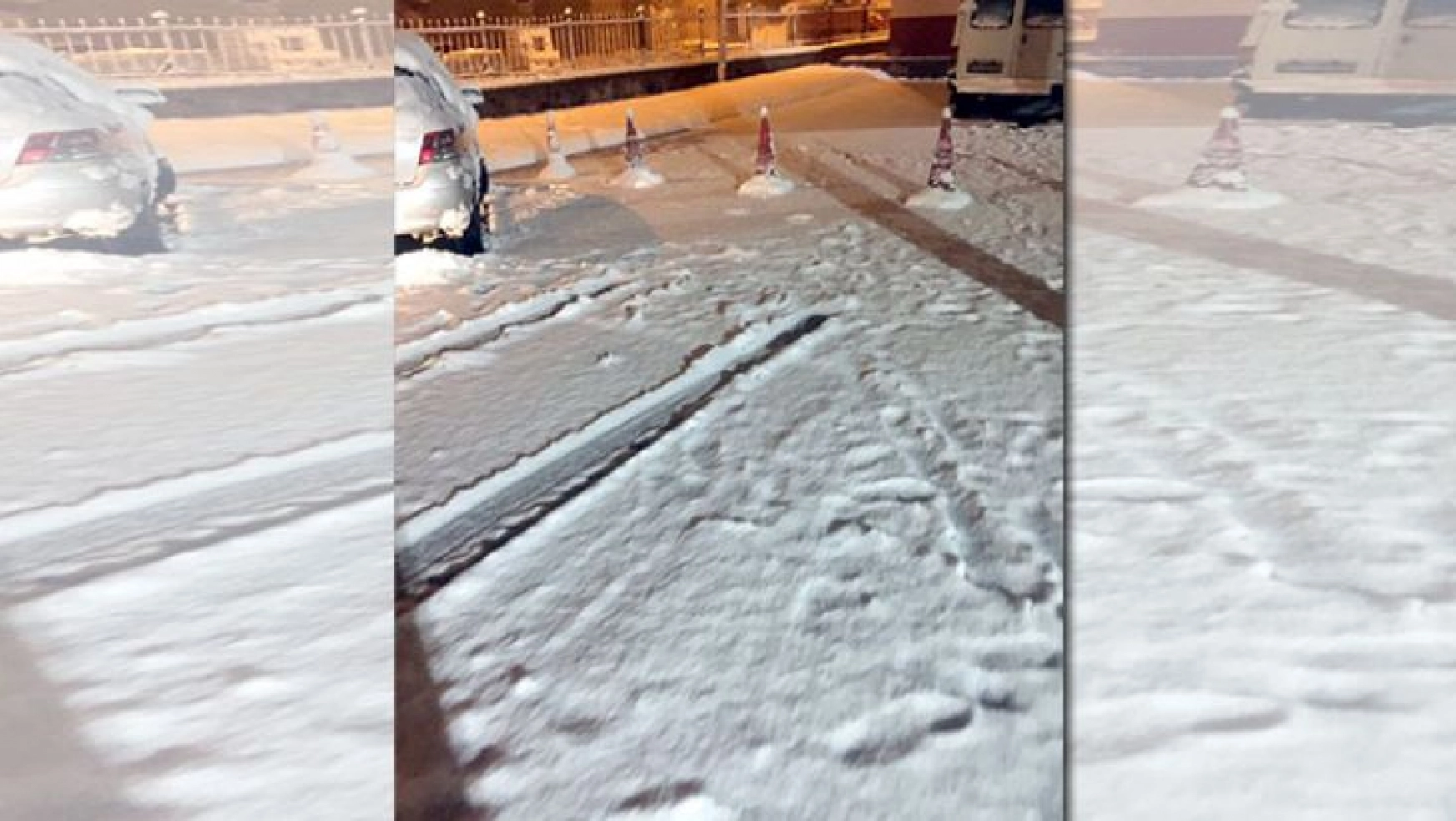 Erzurum ve Ağrı'da kar yağışı 