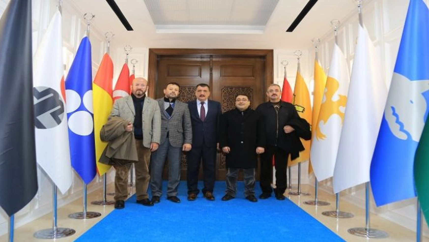 Yeşilay Cemiyeti Malatya Şube Yöneticileri, Başkan Gürkan'ı Ziyaret Etti