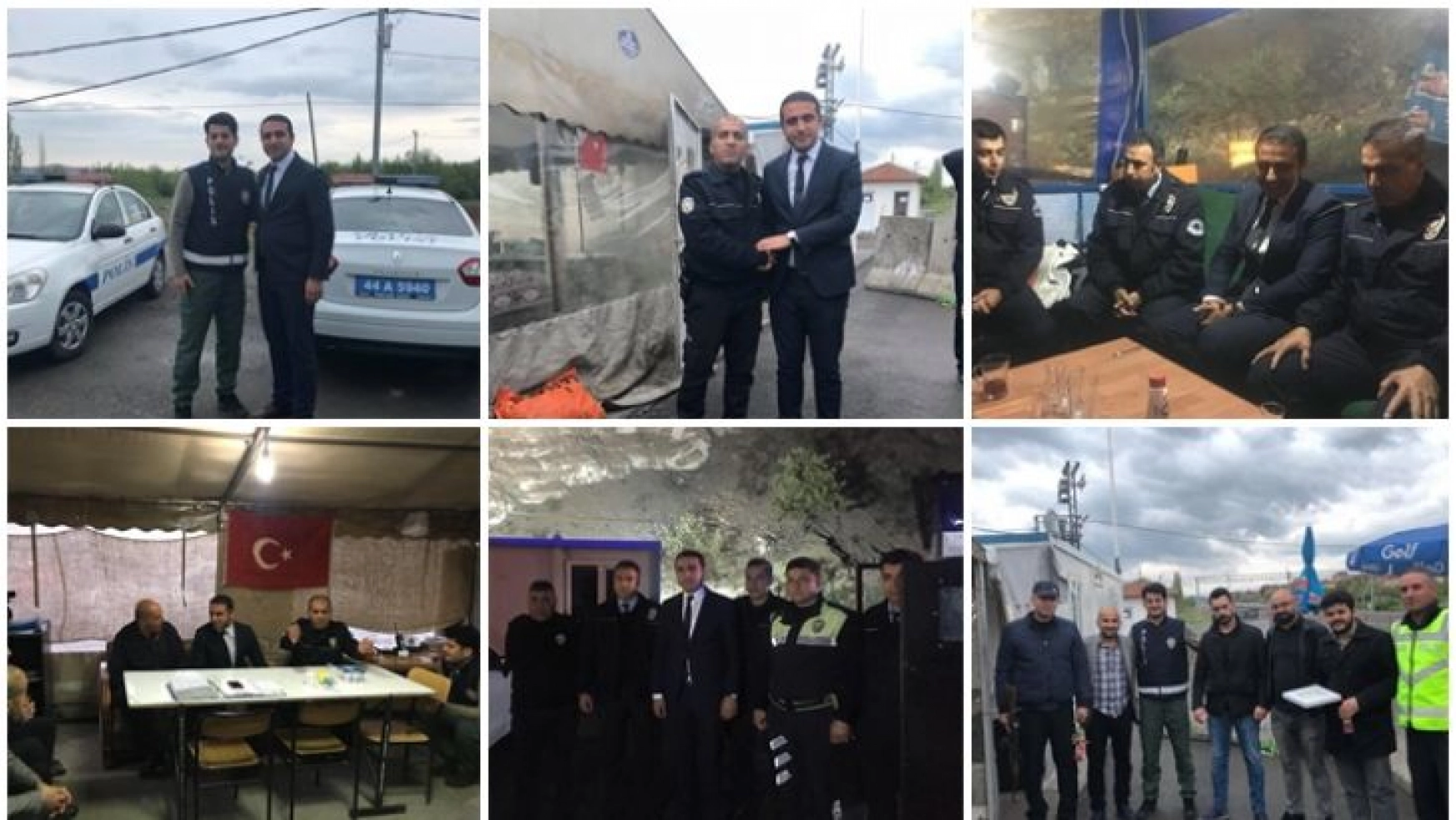 Başkan Yılan'dan Polis Noktalarına Ziyaret