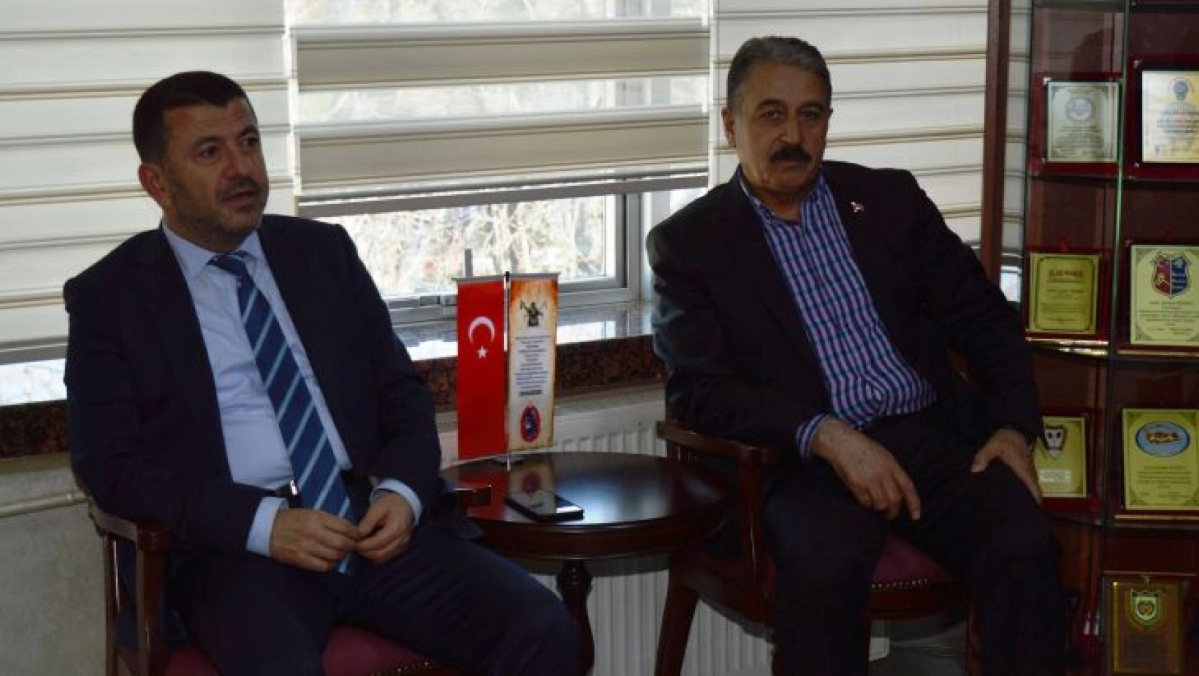 Ağbaba'dan MESOB Başkanı Keskin'e ziyaret
