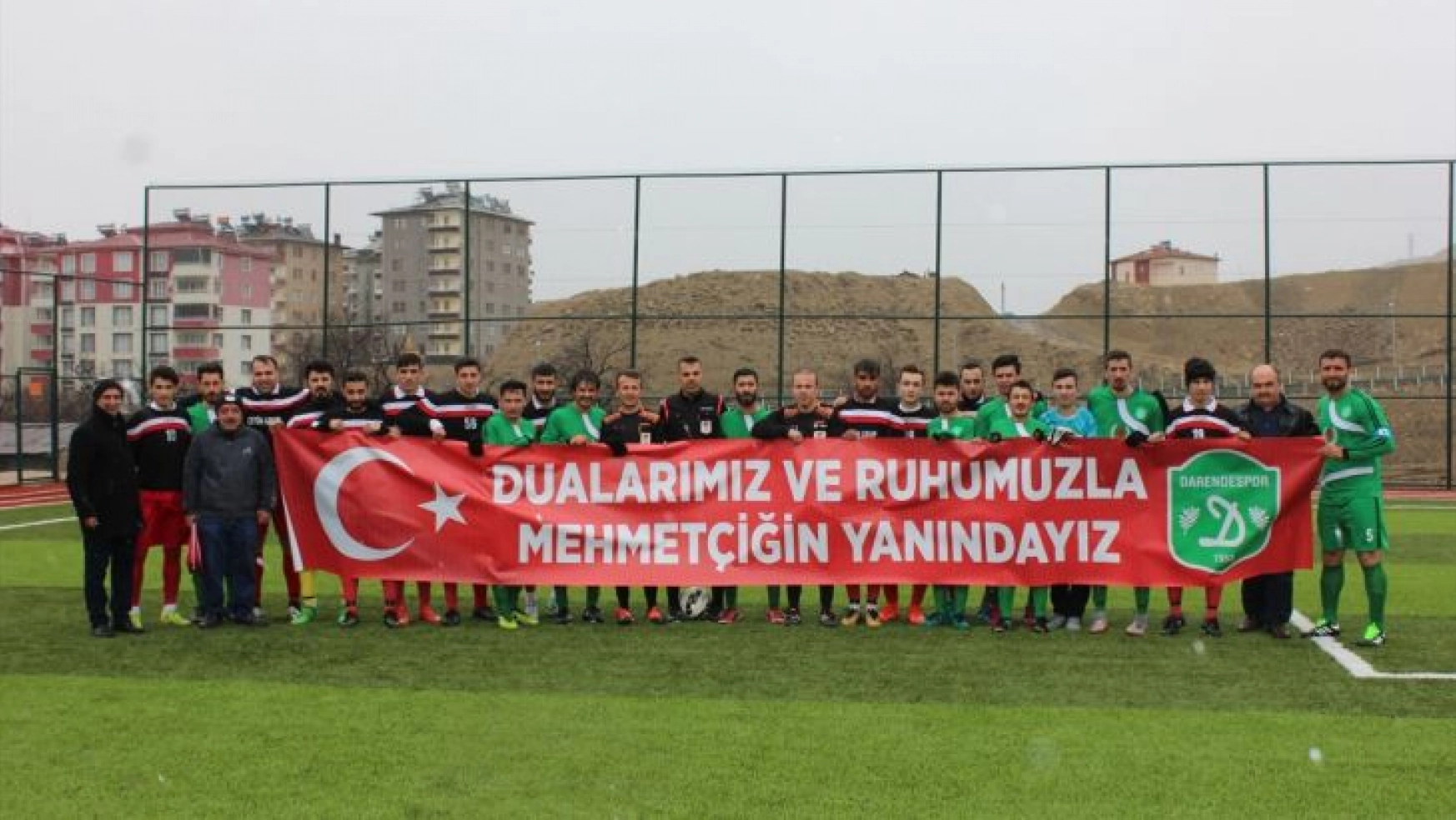 Malatyalı futbolculardan Zeytin Dalı Harekatı'na destek
