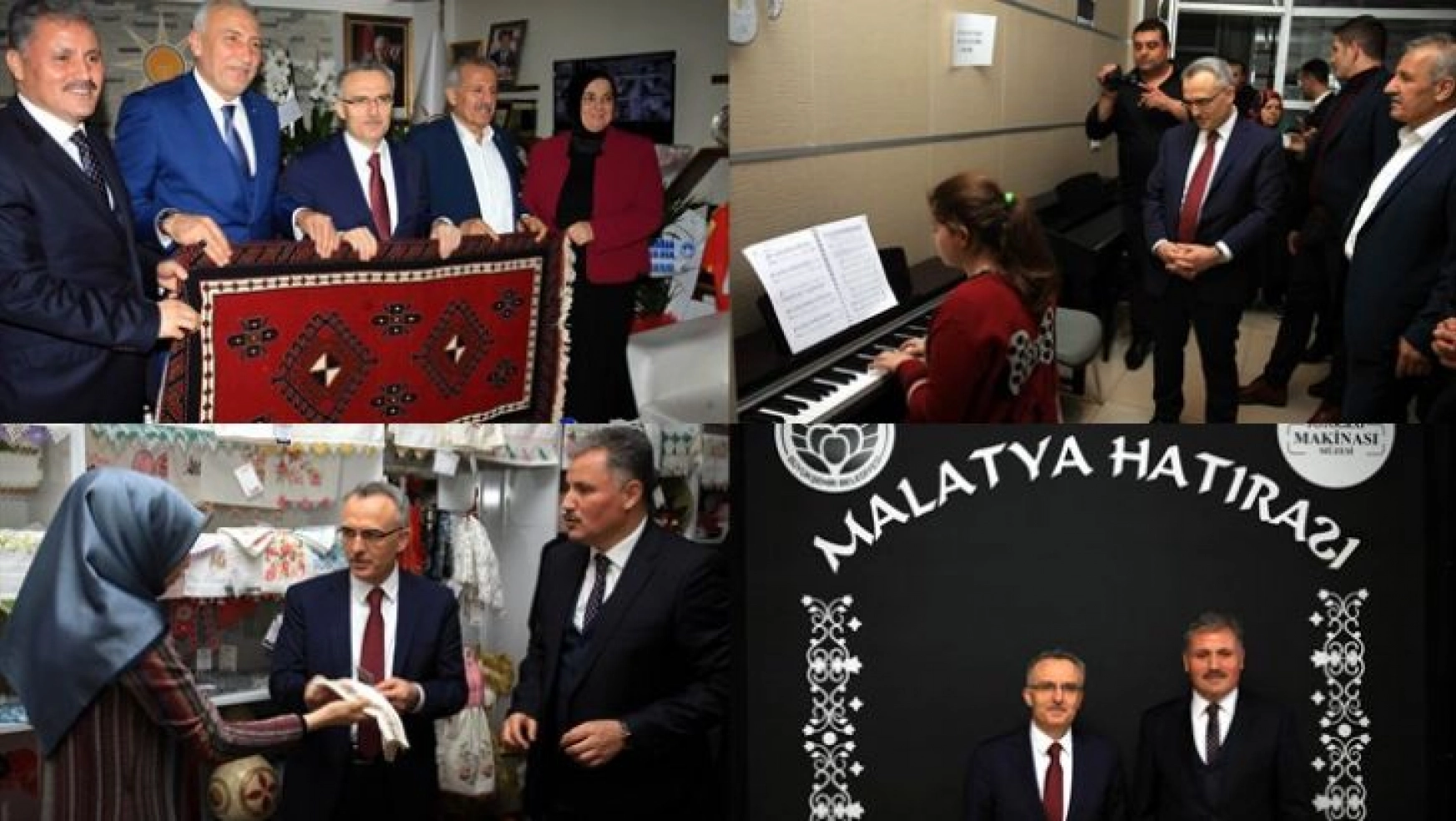 Maliye Bakanı Ağbal, Sanat Sokağı'nı gezdi