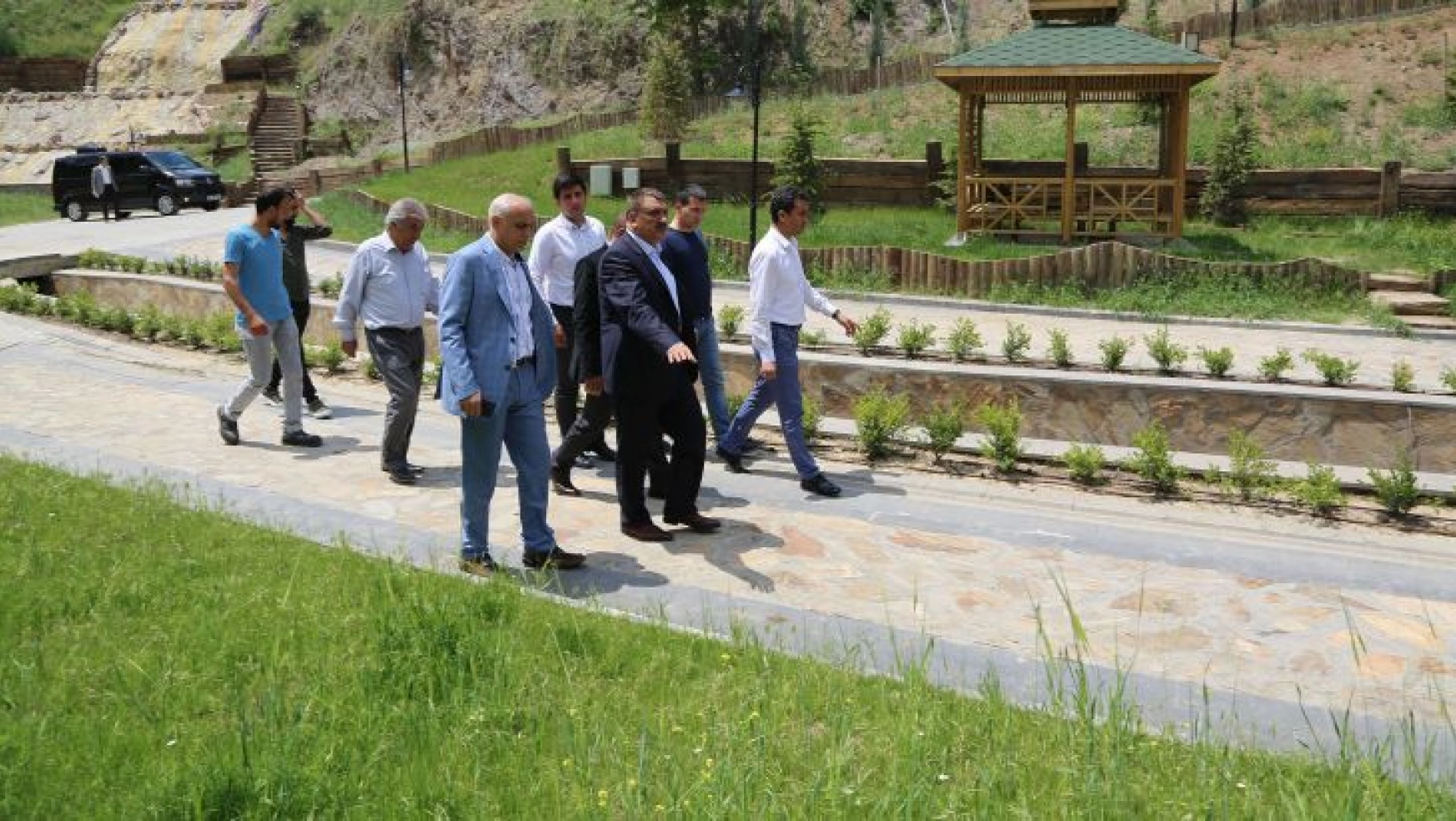 Başkan Gürkan, İspendere İçmeleri'nde İncelemelerde Bulundu