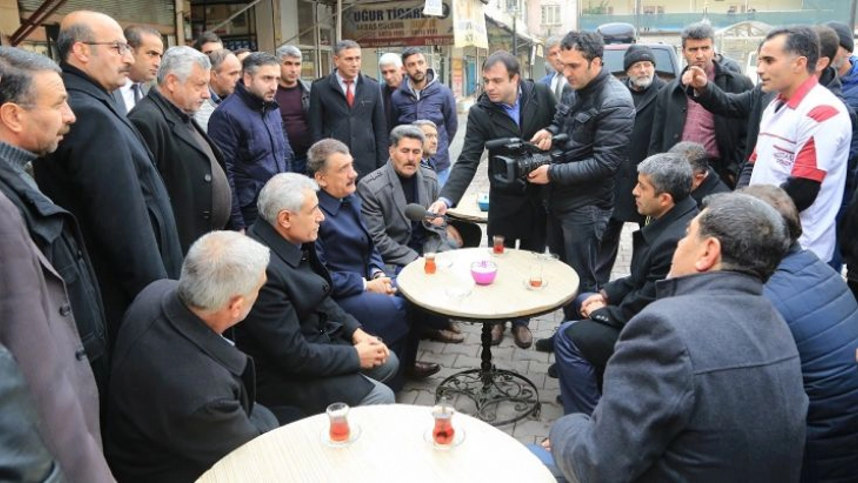 Başkan Gürkan, Minibüs Durakları Bölgesi Esnafları İle Biraraya Geldi