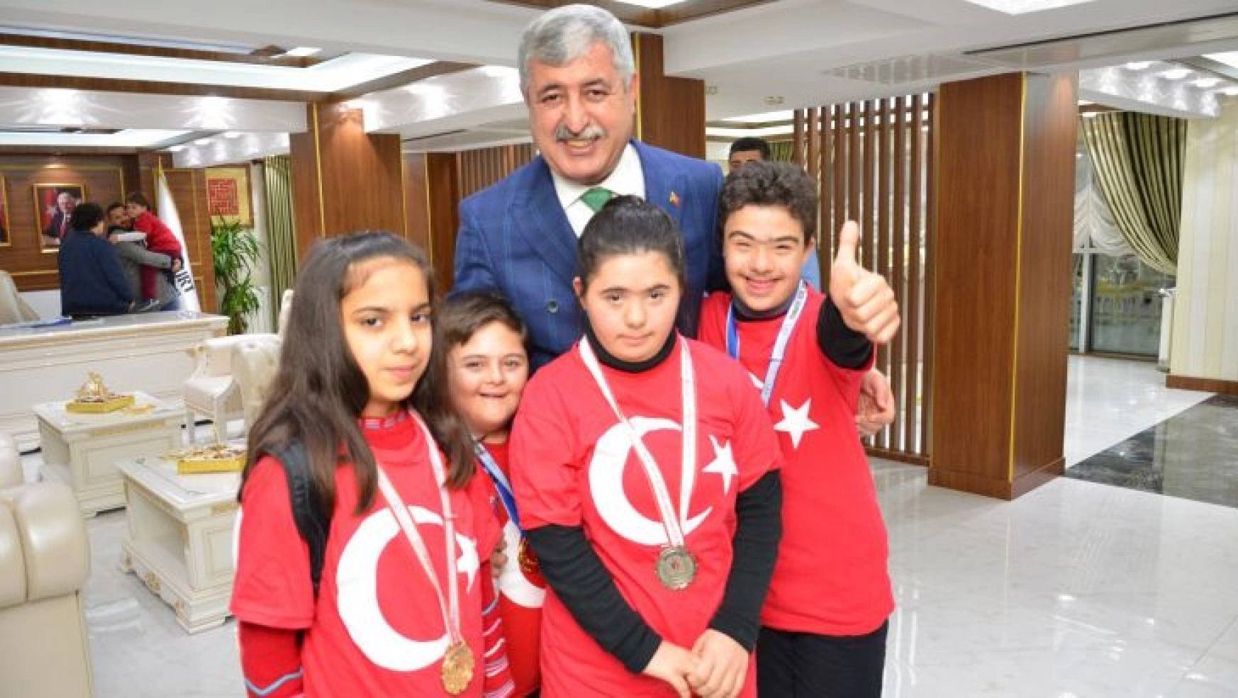Başkan Polat, Malatya'nın Gururu 'Özel' Şampiyonları Ağırladı