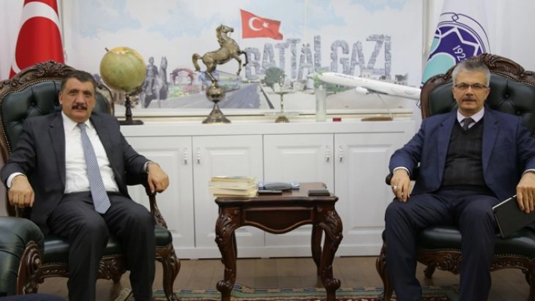 Bilsam Başkanı Prof. Dr. Gezer, Başkan Gürkan'ı Ziyaret Etti