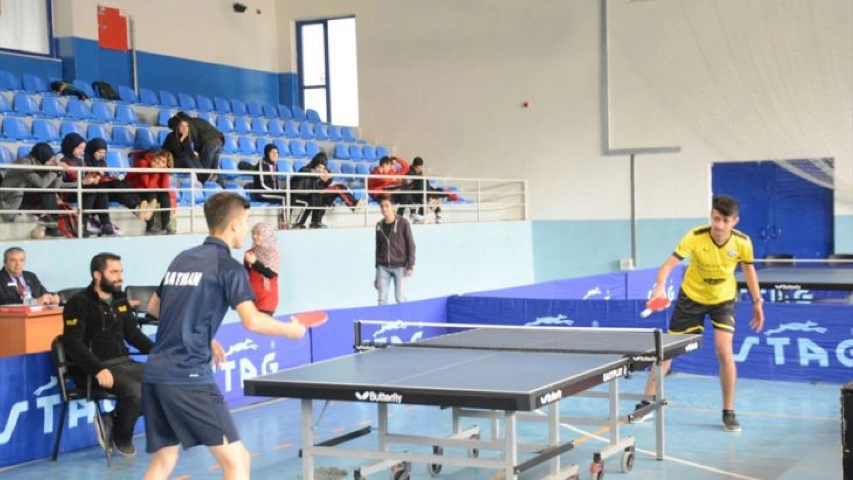 Tatvan'daki masa tenisi turnuvası sona erdi