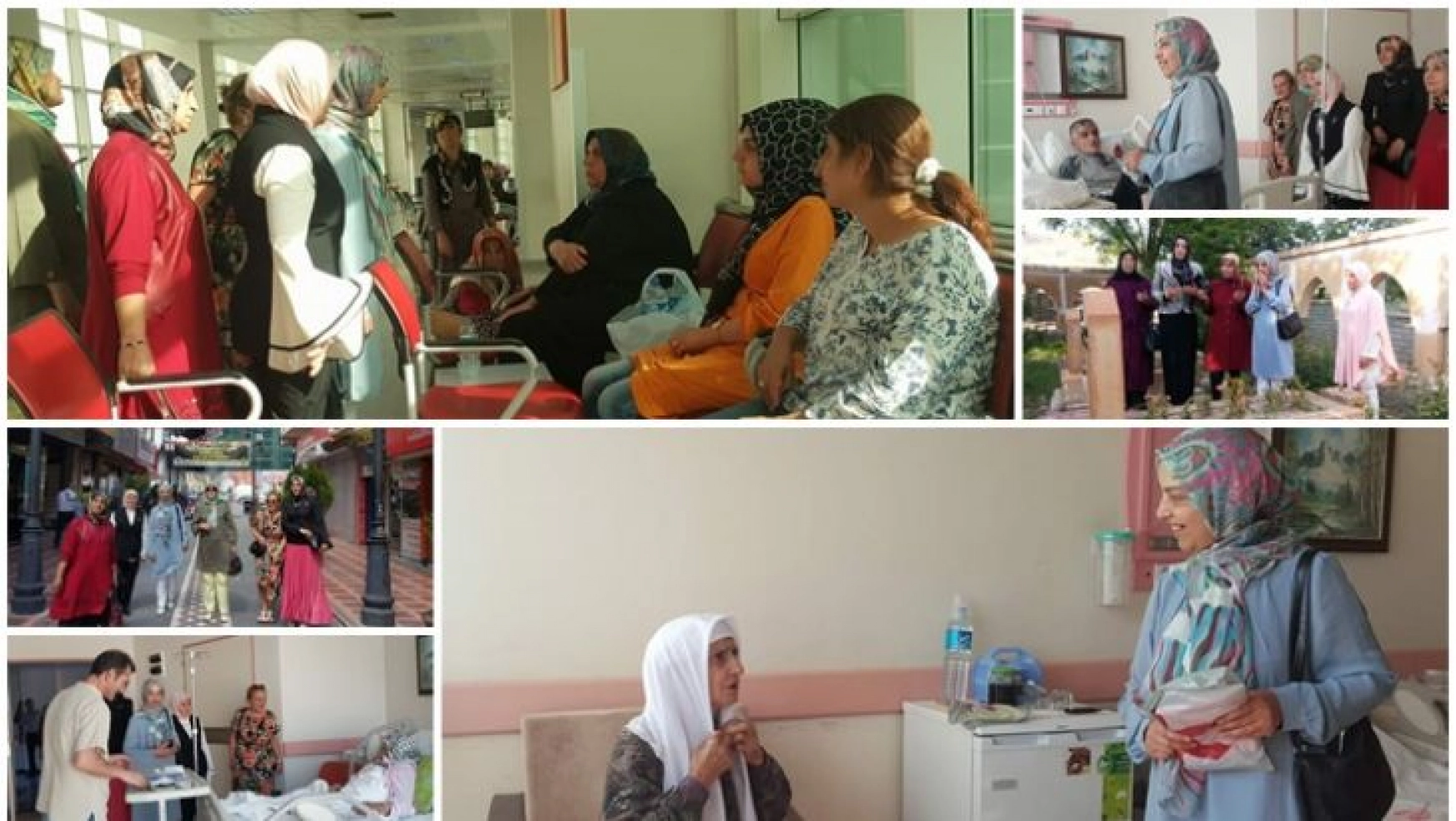 MHP Malatya Kadın Kolları Hastaları Ziyaret Etti