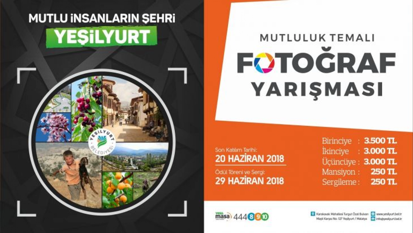 Başkan Çınar, 'Fotoğraf Tutkunlarını Yeşilyurt'a Bekliyoruz'