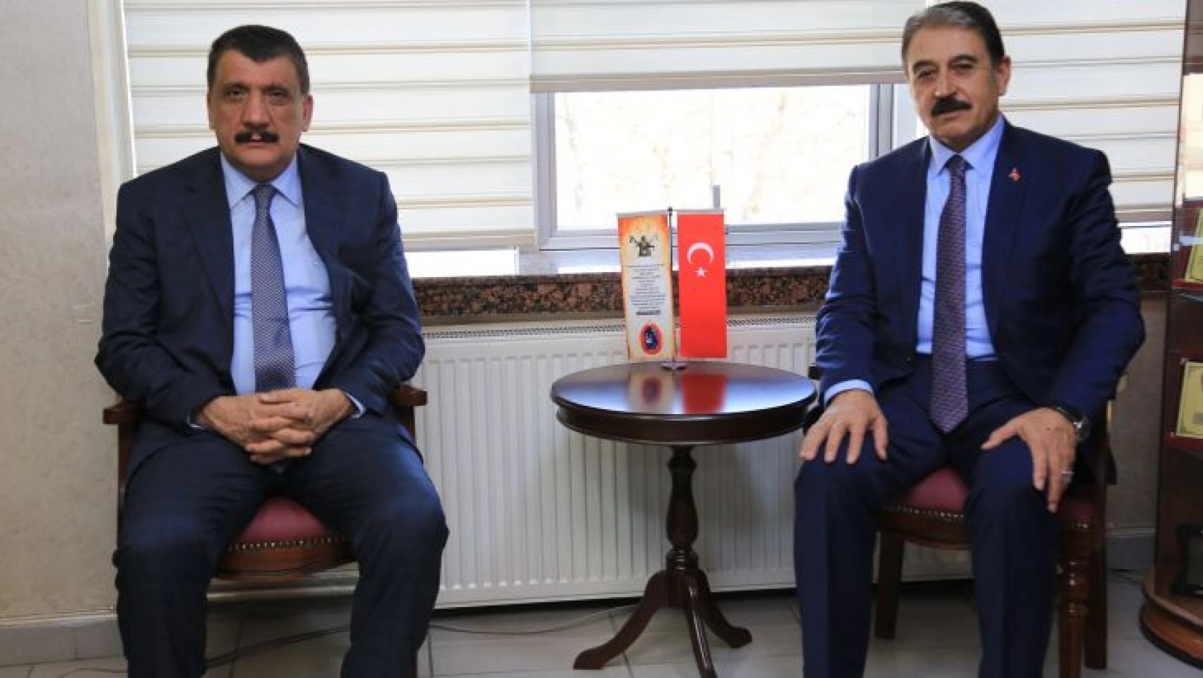 Başkan Gürkan, Mesob Başkanı Keskin'e Hayırlı Olsun Ziyaretinde Bulundu
