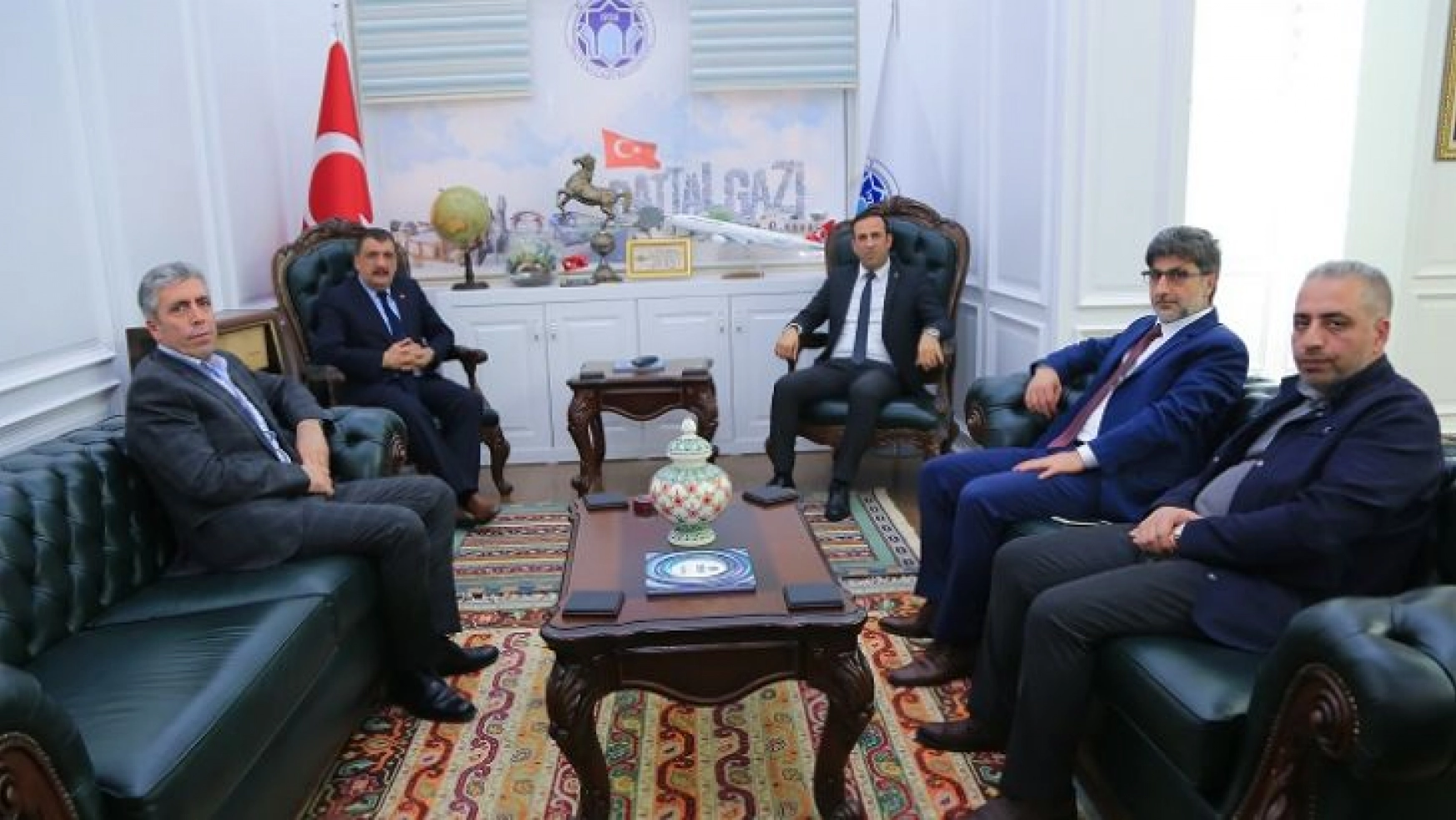 Başkan Gevrek, Başkan Gürkan'ı Ziyaret Etti