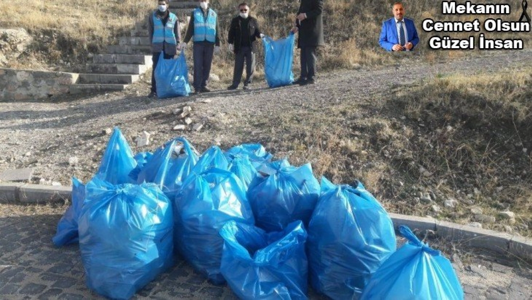 Elazığ'ın Palu ilçesinde çevre temizliği