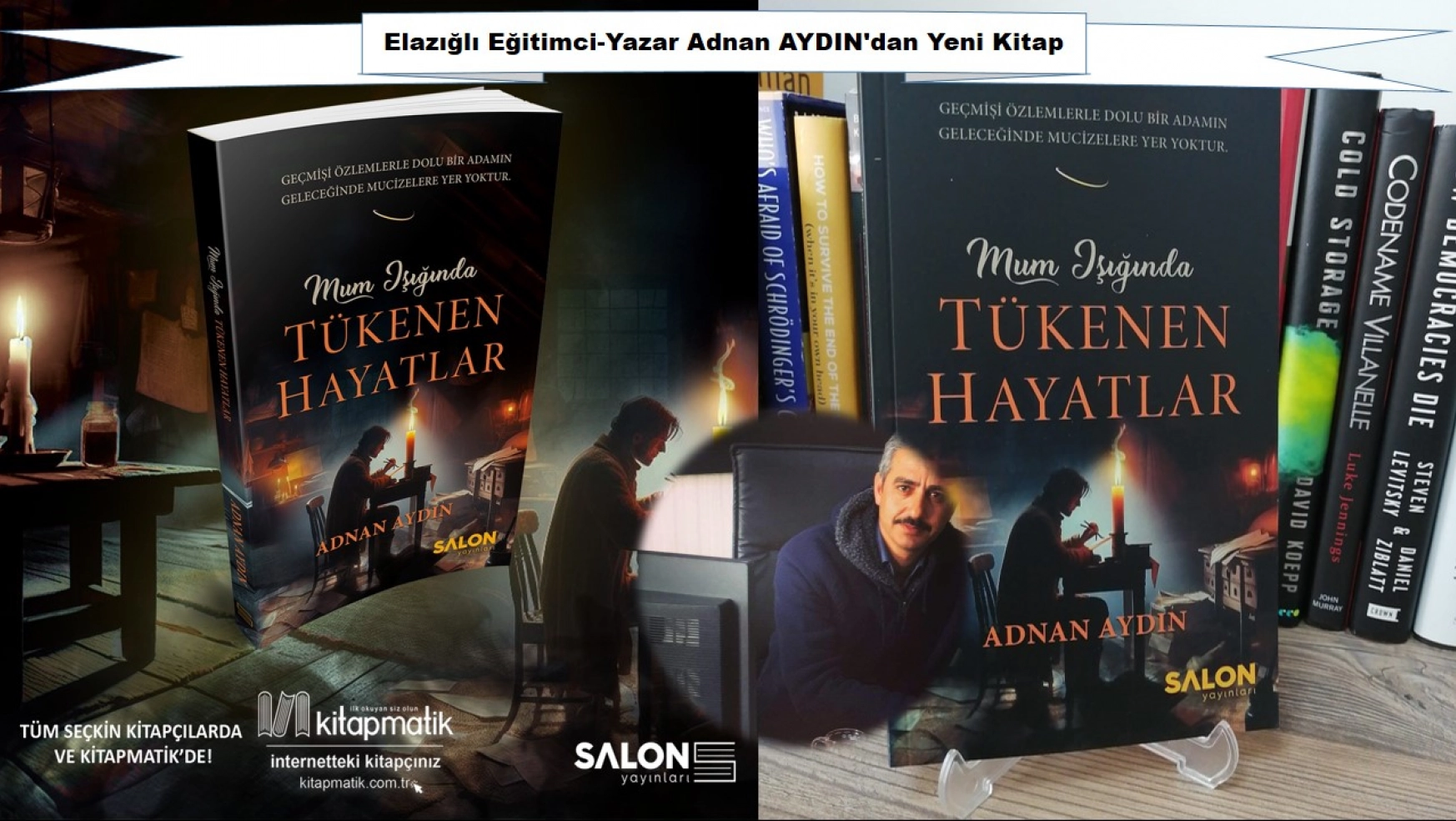 Elazığlı Eğitimci-Yazar Adnan AYDIN'dan Yeni Kitap