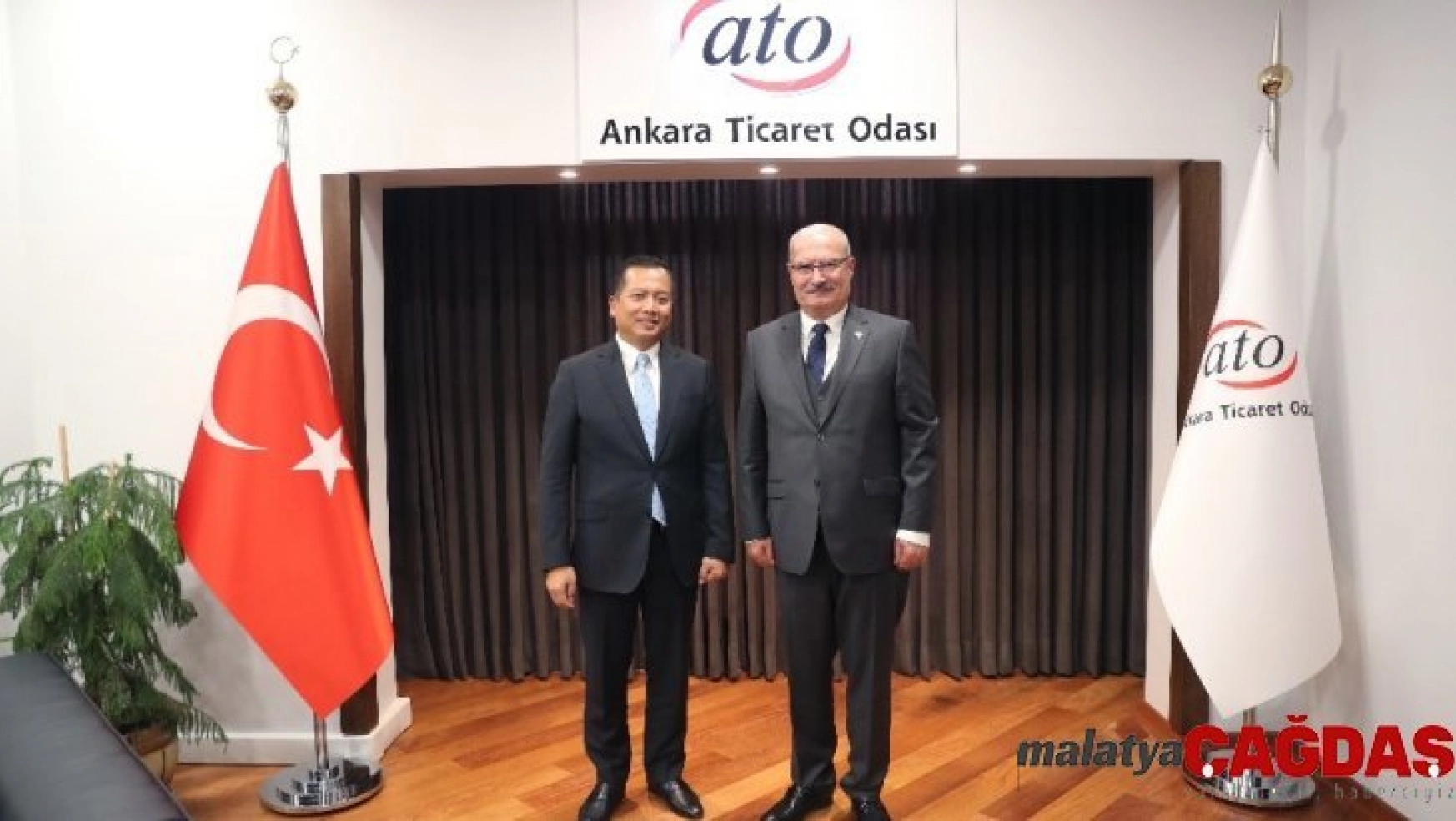 Endonezya Büyükelçisi İkbal, ATO Başkanı Baran'ı ziyaret etti