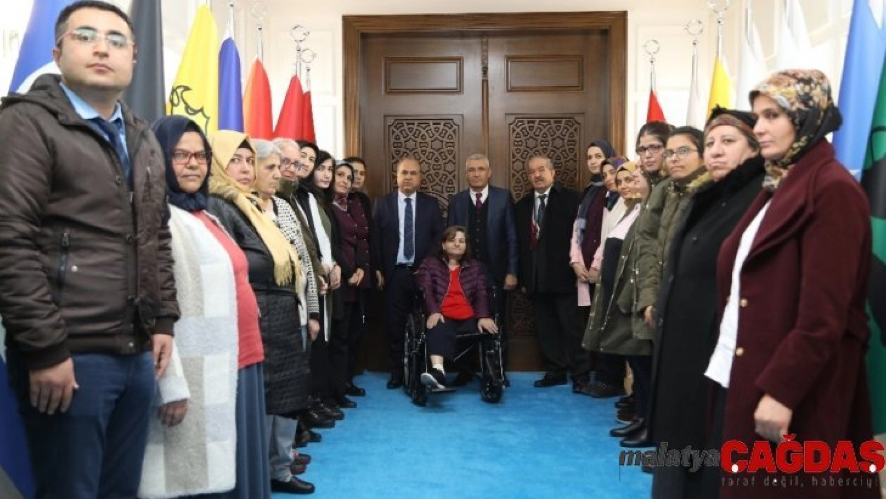 Engelli bireylerden Başkan Güder'e ziyaret