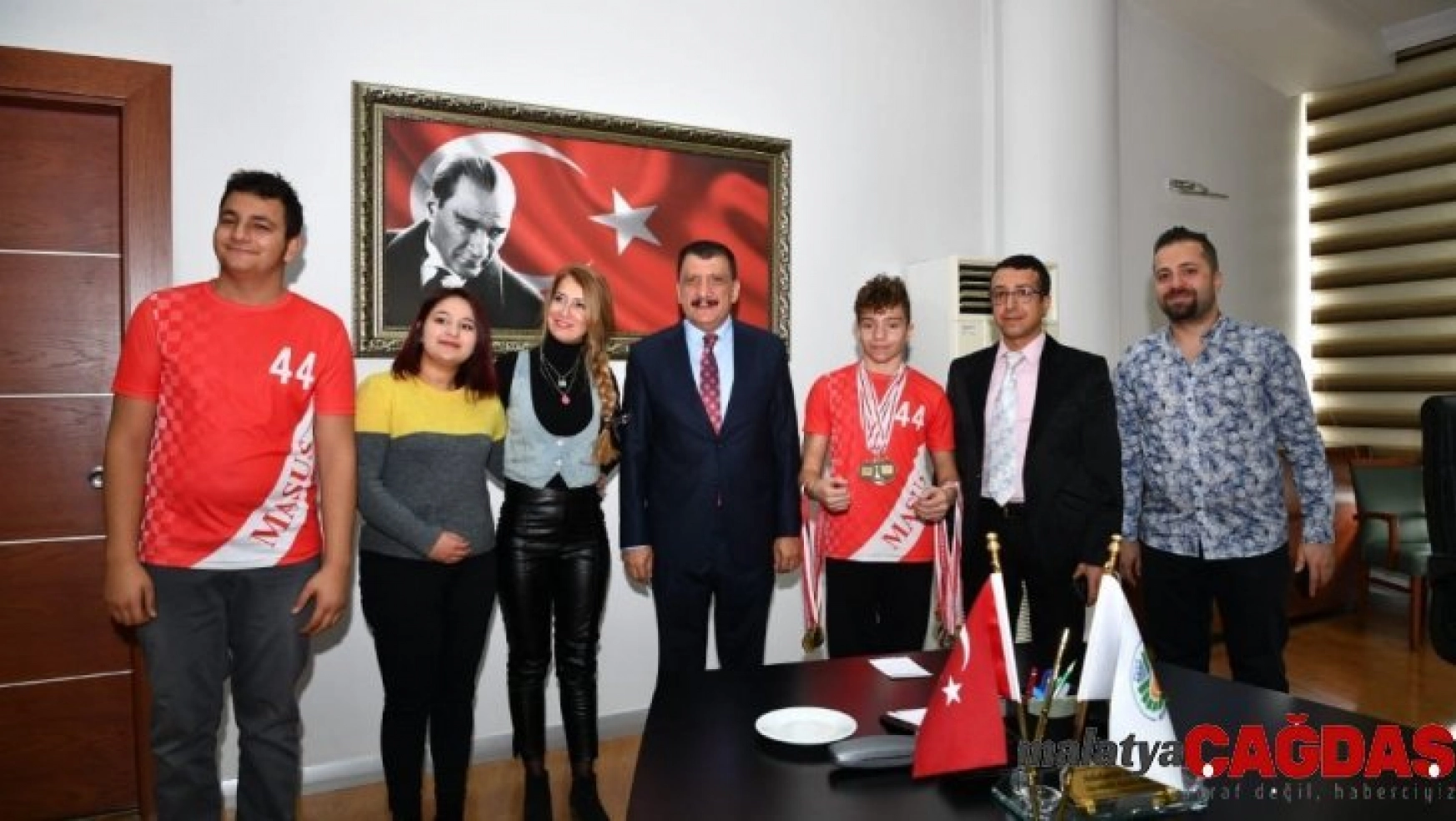 Engelli sporculardan Başkan Gürkan'a ziyaret