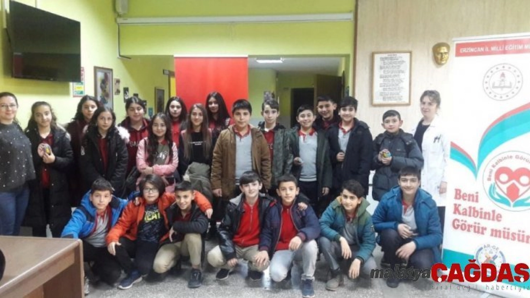 Erzincan'da 'Beni Kalbinle Görür müsün' projesi devam ediyor
