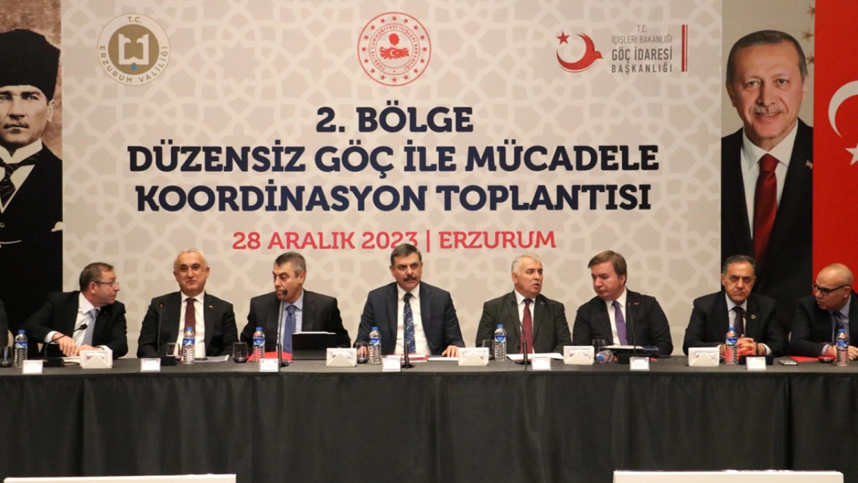Erzurum'da 2. Bölge Düzensiz Göç ile Mücadele Koordinasyon Toplantısı yapıldı
