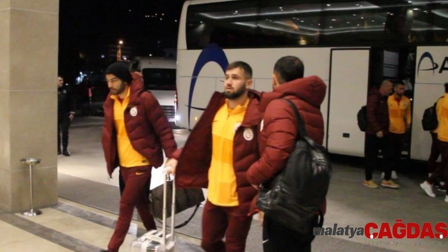 Galatasaray kafilesi Rize'de