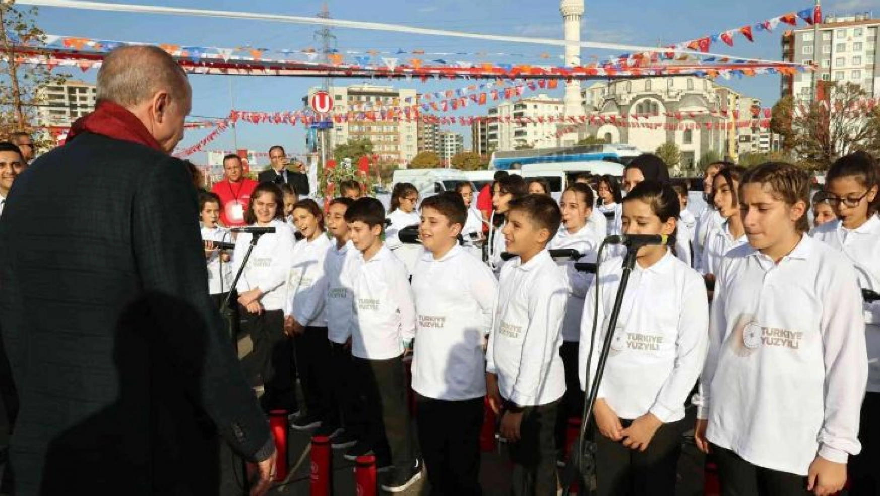 Gaziantep'te Erdoğan'a 'Başlasın Türkiye Yüzyılı' sürprizi