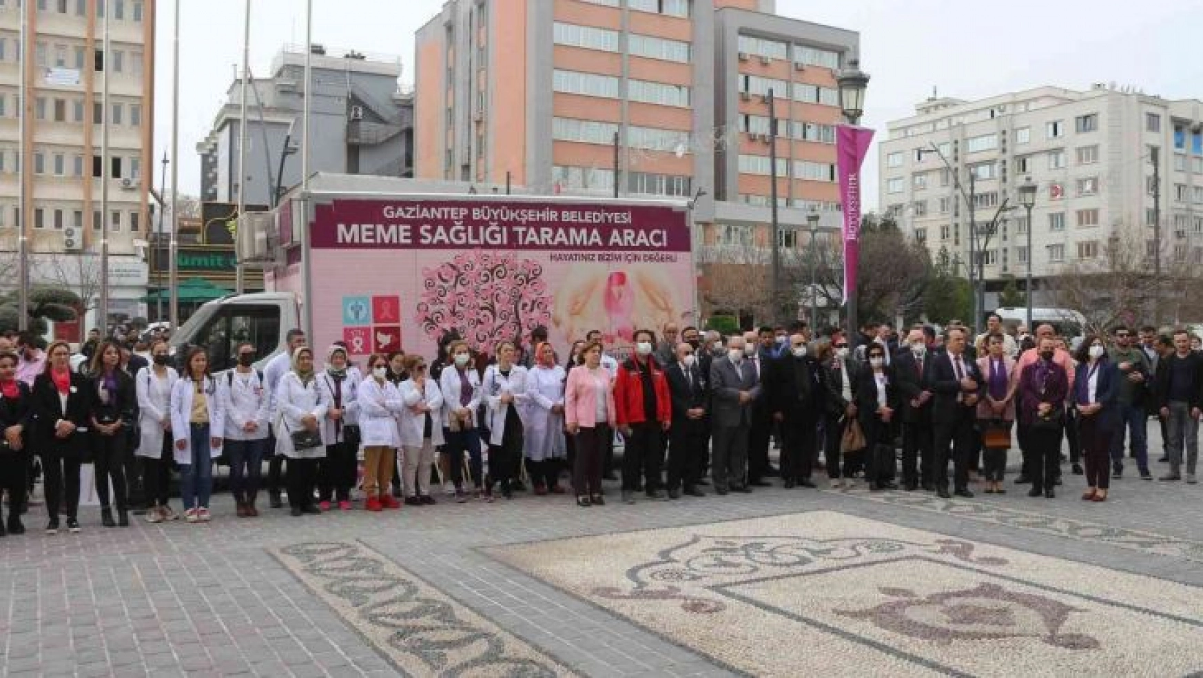 Gaziantep'te Kanser Haftası'nda bilinçlendiren etkinlik
