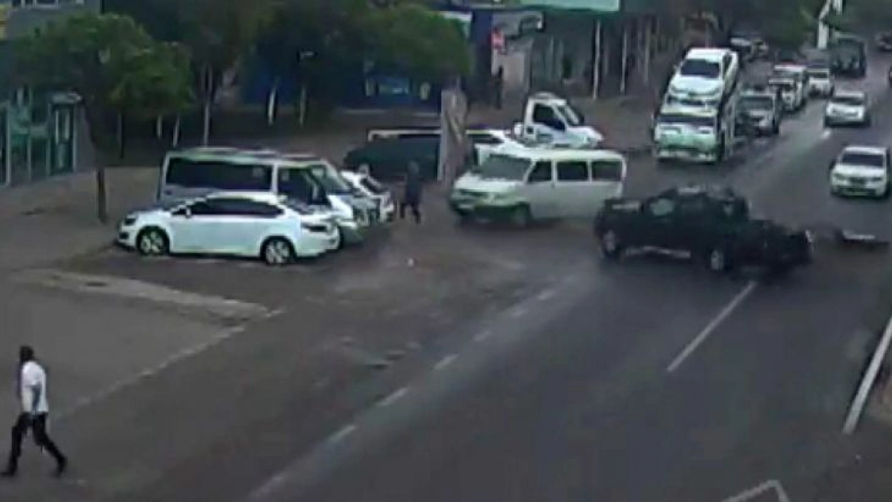 Gaziantep'te trafik kazaları kamerada