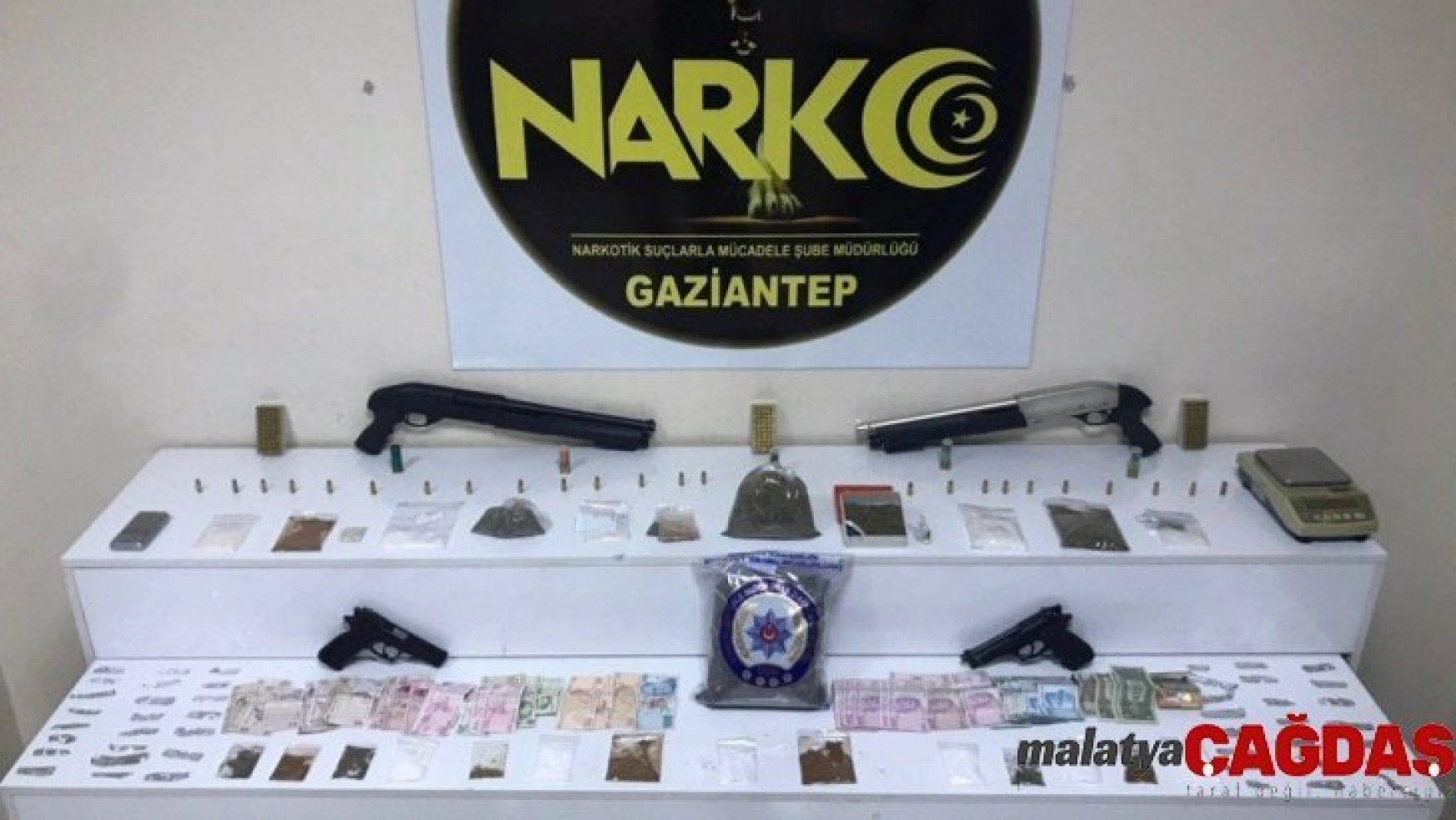 Gaziantep'te uyuşturucu operasyonu 24 gözaltı