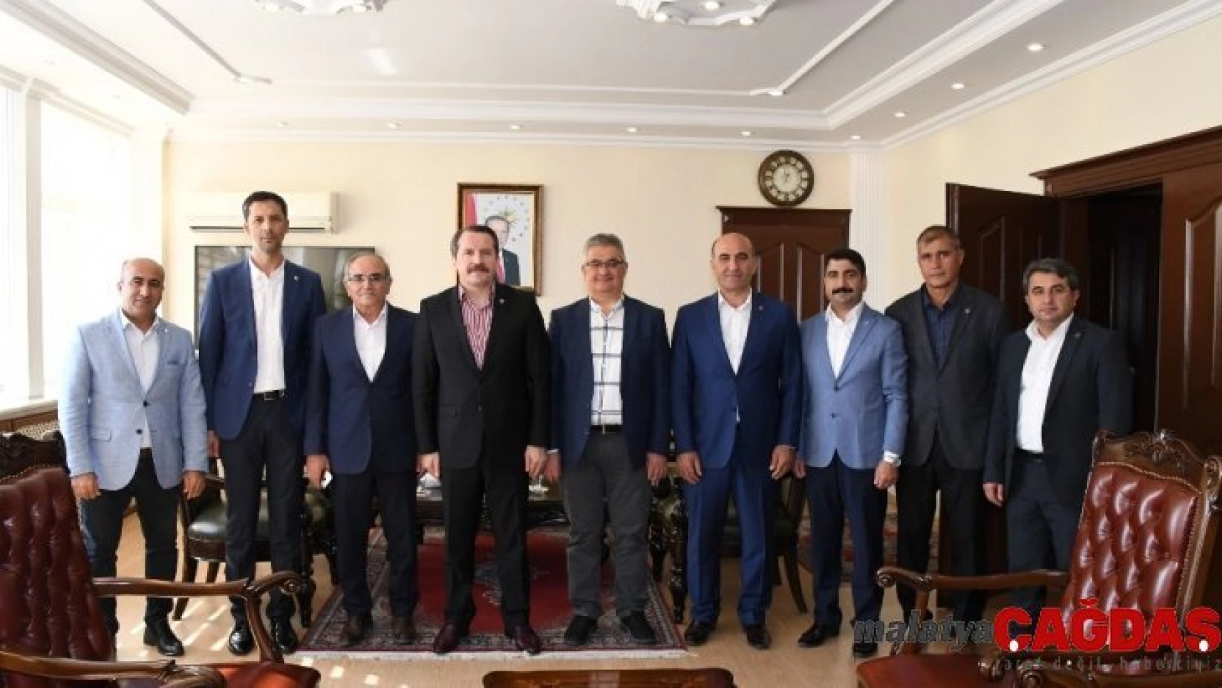 Genel Başkan Ali Yalçın'dan Vali Aykut Pekmez'e ziyaret